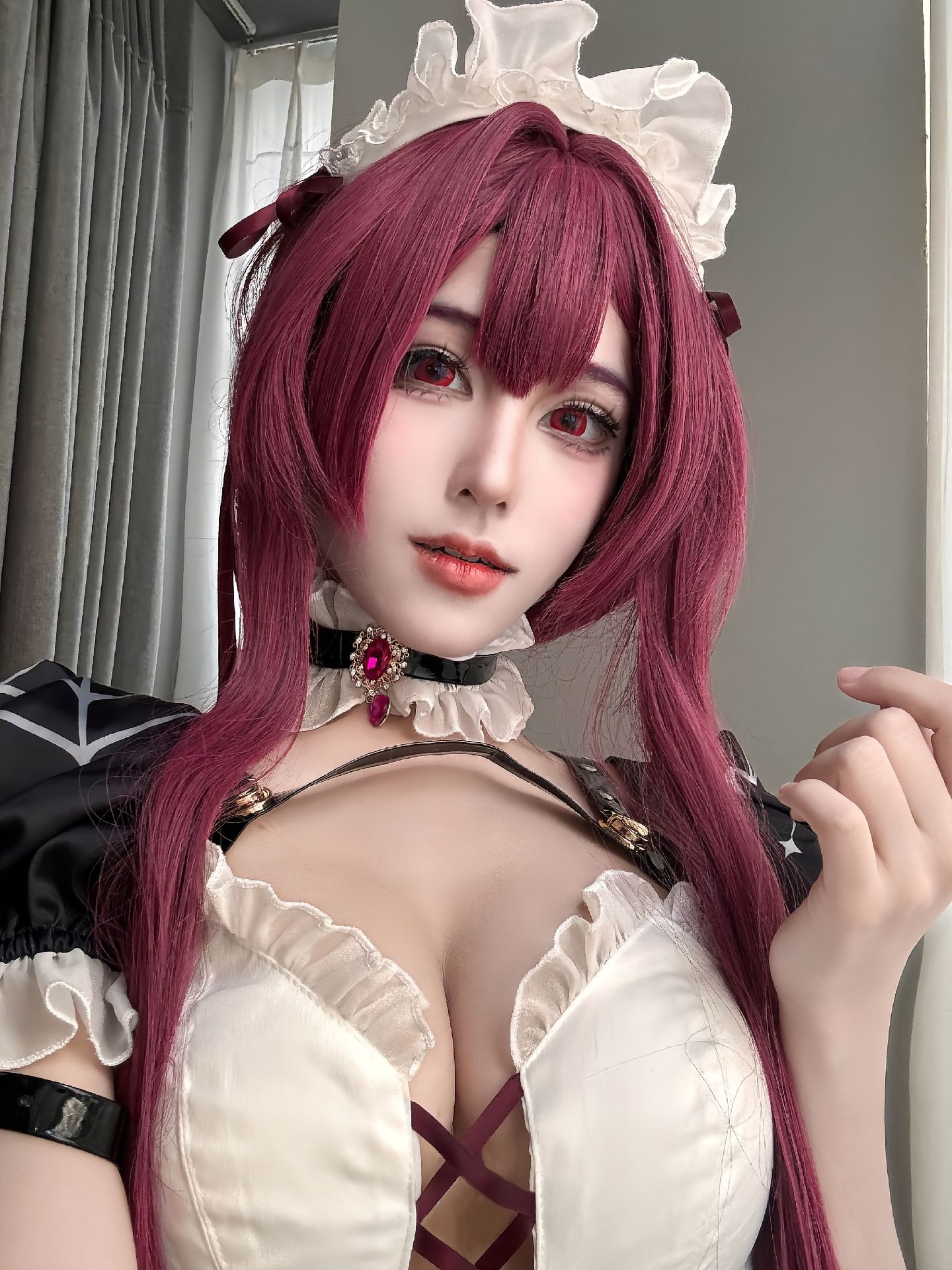dy@螺序粉,粉色发、cosplay  第3张