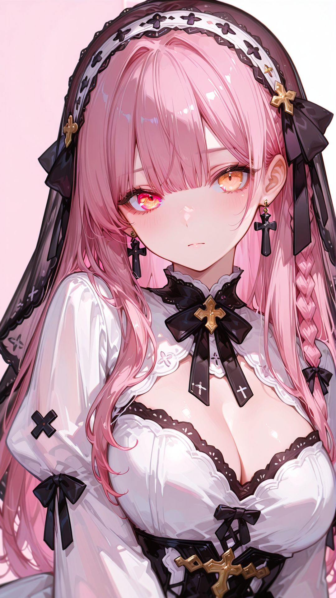#ai绘画 #壁纸 #异瞳 #动漫少女  第2张