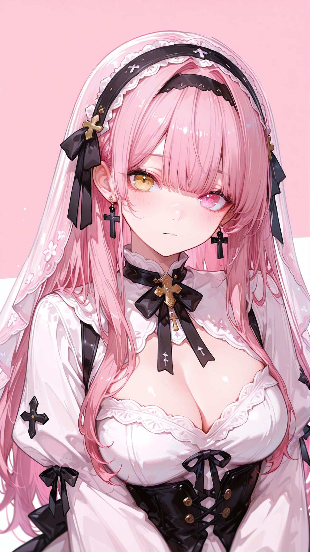 #ai绘画 #壁纸 #异瞳 #动漫少女  第4张