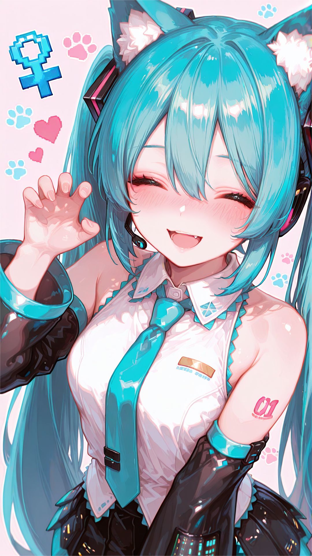 #屏保 #ai绘画 #初音未来 #miku  第2张