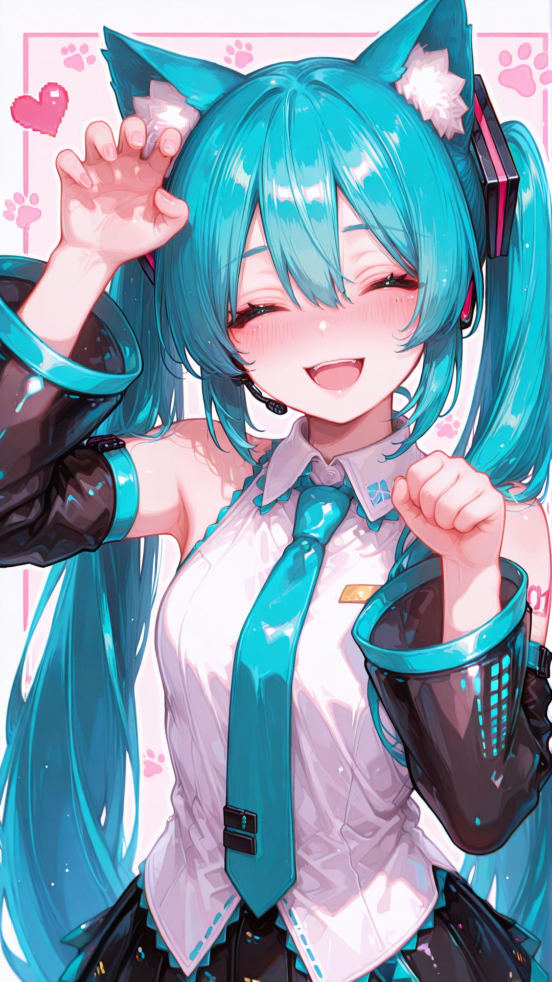#屏保 #ai绘画 #初音未来 #miku  第3张