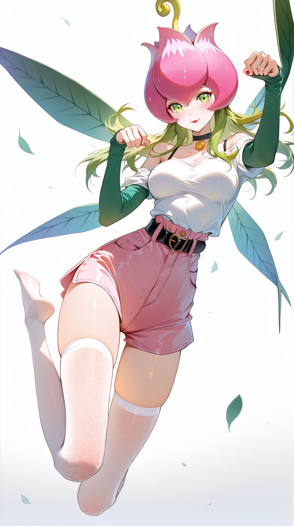 dy@大fu猫 数码宝贝御姐系列 天女兽 花仙兽 妖女兽 风神兽 同人 二创 二次元 大长腿  第7张