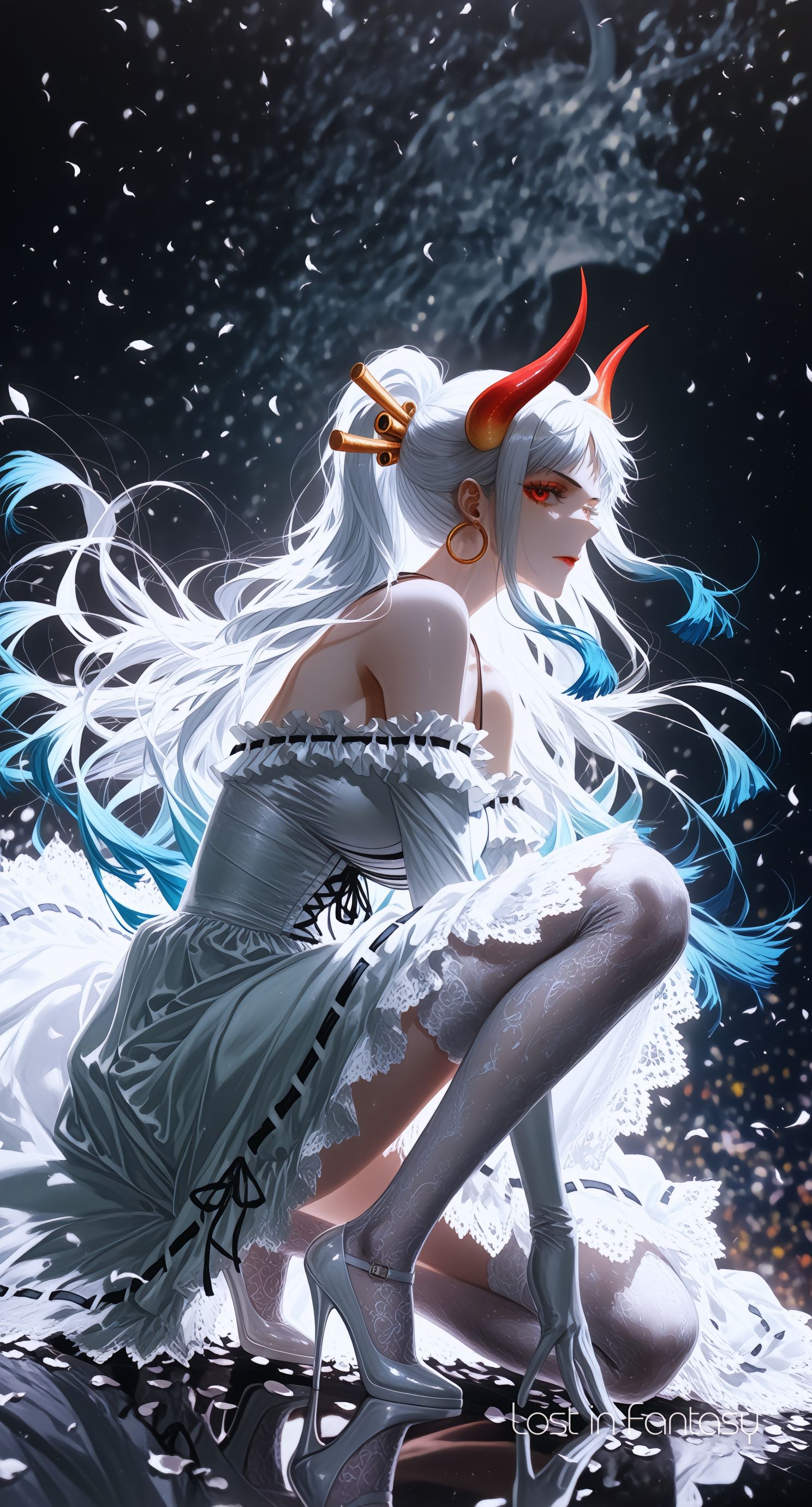白哥特 海贼王 航海王 二创 ai绘画  第6张