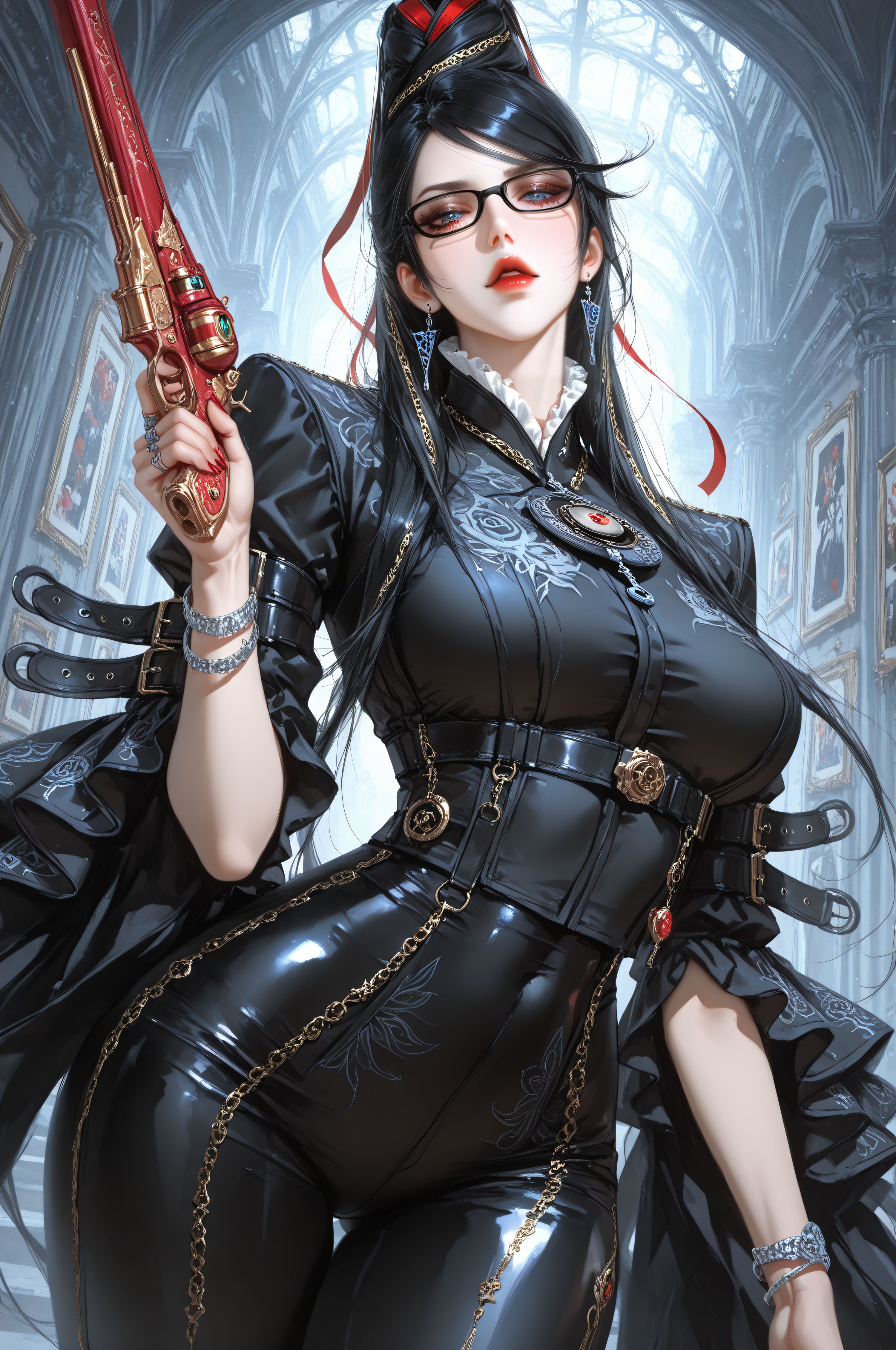 贝优妮塔 猎天使魔女 二次元 游戏人物 御姐  第2张