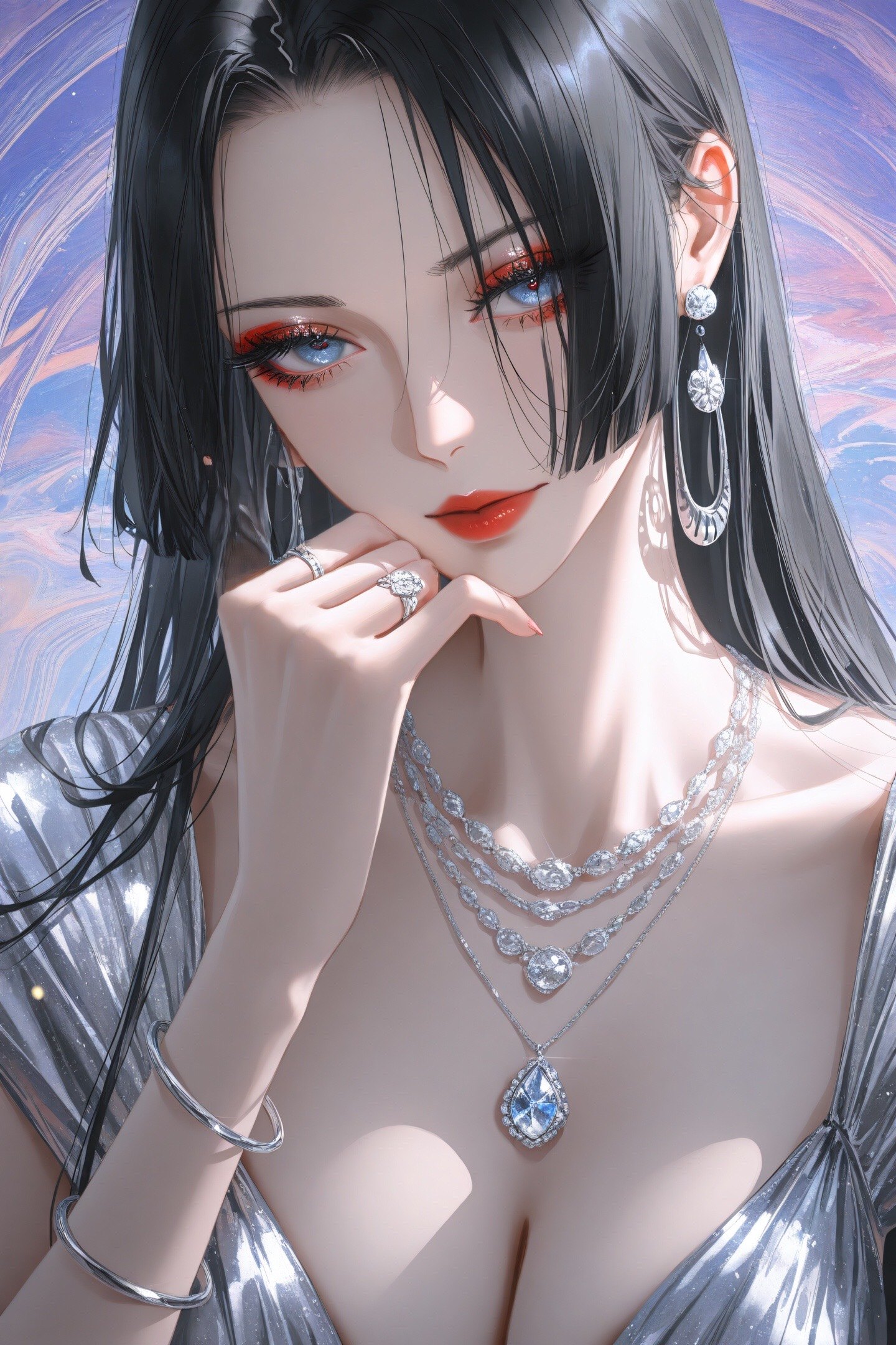 女王。#ai二次元 #动漫美图 #插画 #美图分享 #二次元图片  第3张