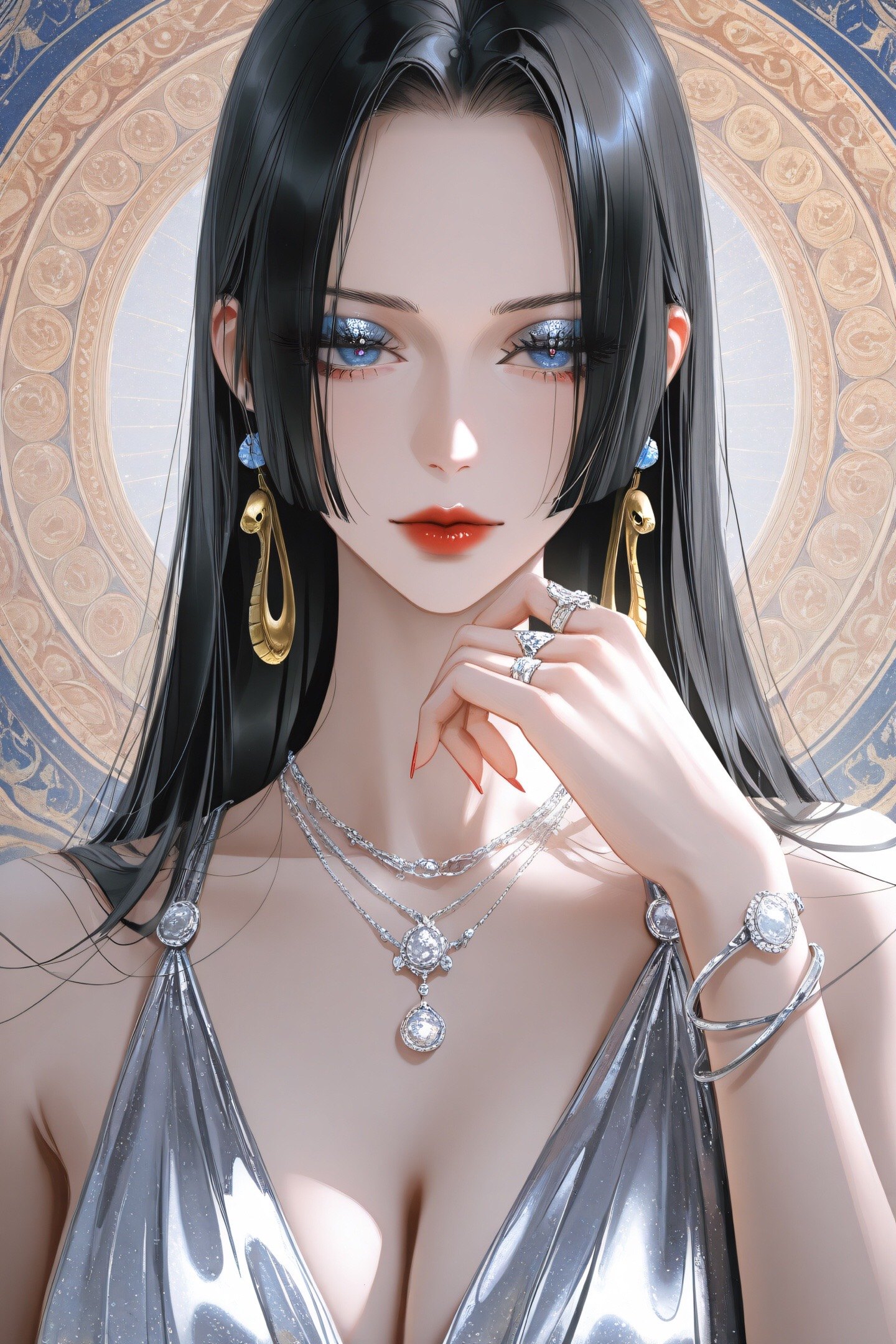 女王。#ai二次元 #动漫美图 #插画 #美图分享 #二次元图片  第2张