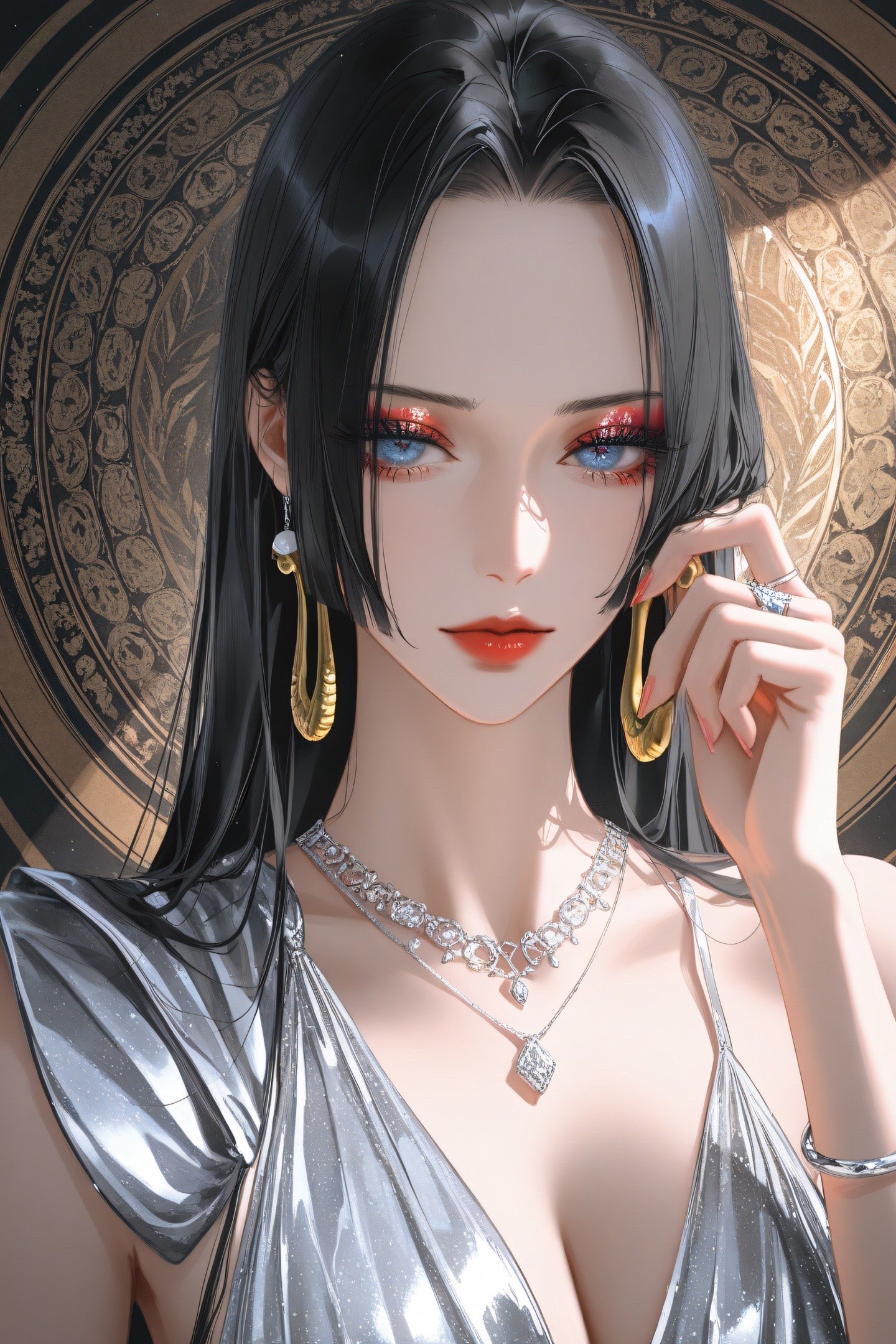 女王。#ai二次元 #动漫美图 #插画 #美图分享 #二次元图片  第4张
