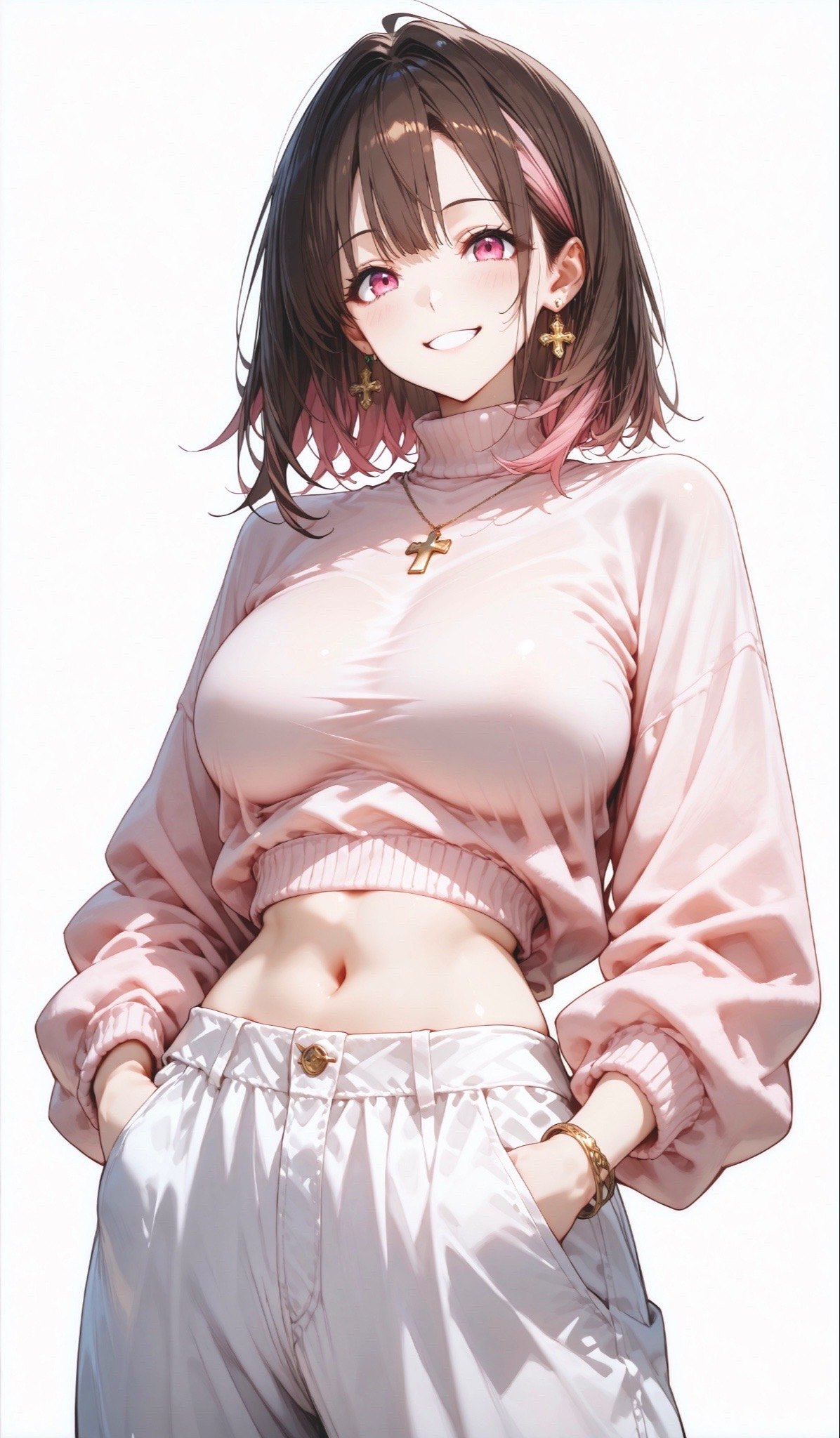 粉色系🎀。#二次元美图 #美图分享 #完美身材 #御姐  第2张