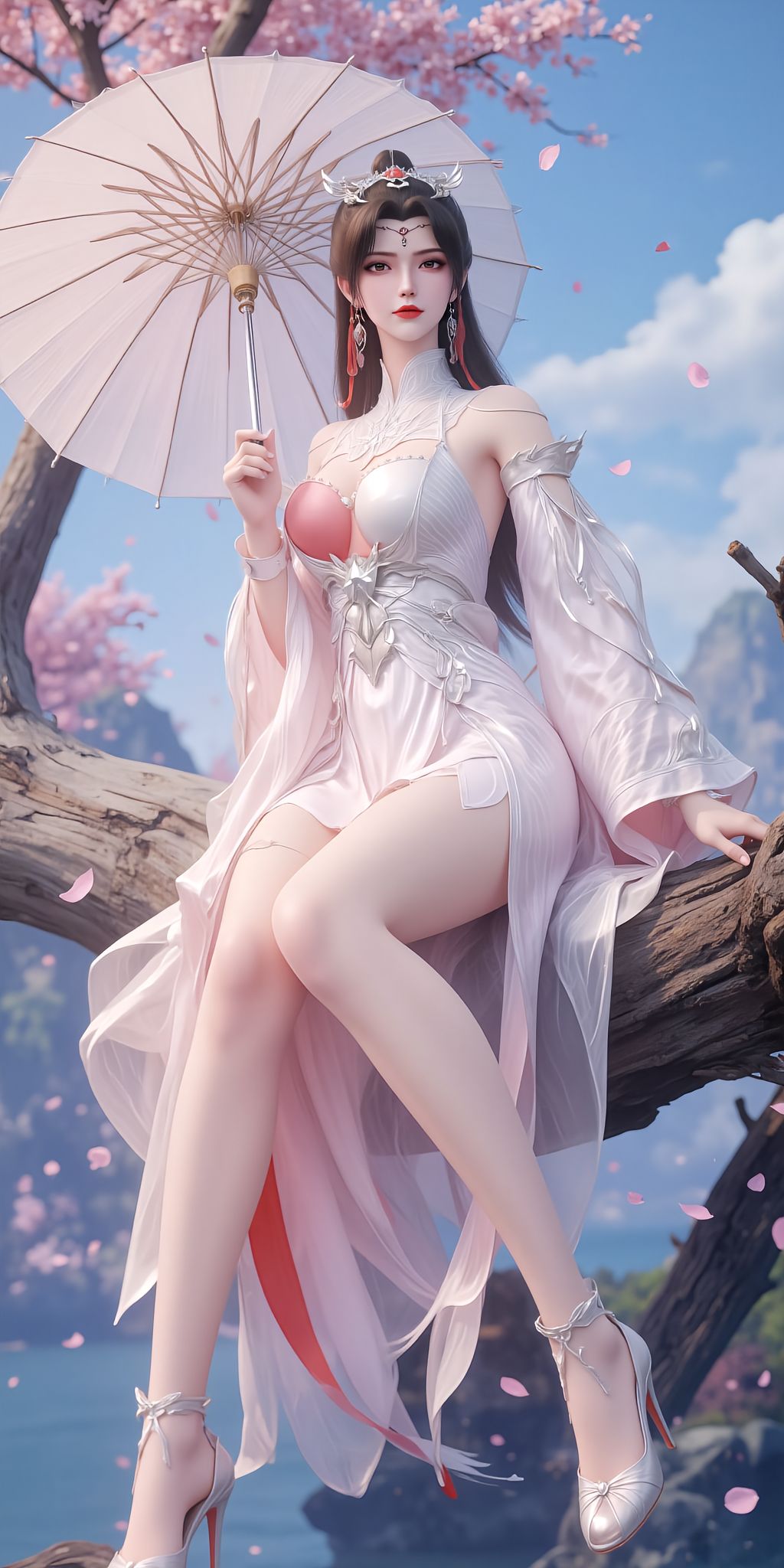 仙逆-柳眉 新建模#高清壁纸 #国漫美女 #肤白貌美  第3张