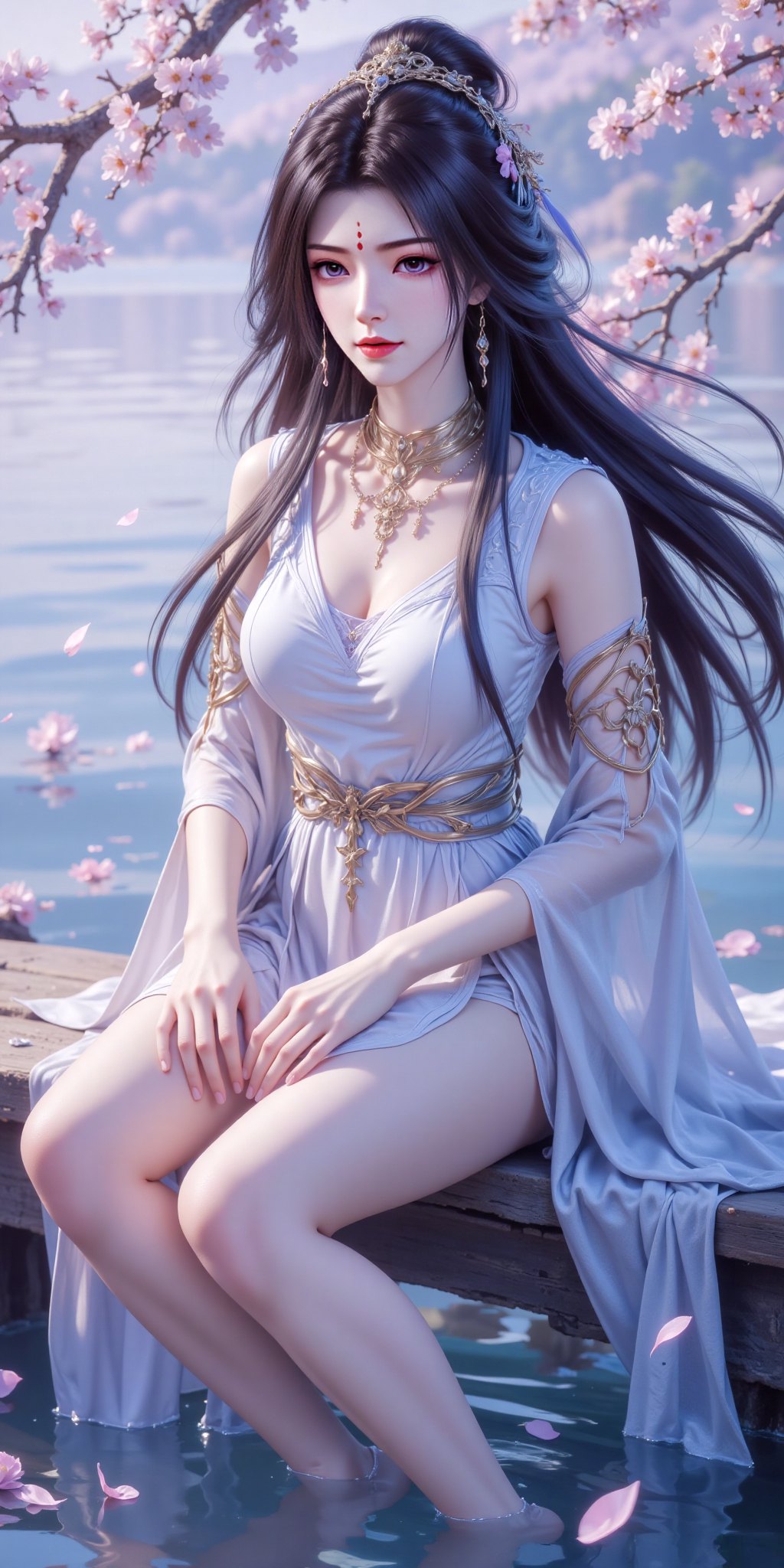 凡人修仙传-紫灵美如画#国漫女神 #高清壁纸 #国漫美女  第3张