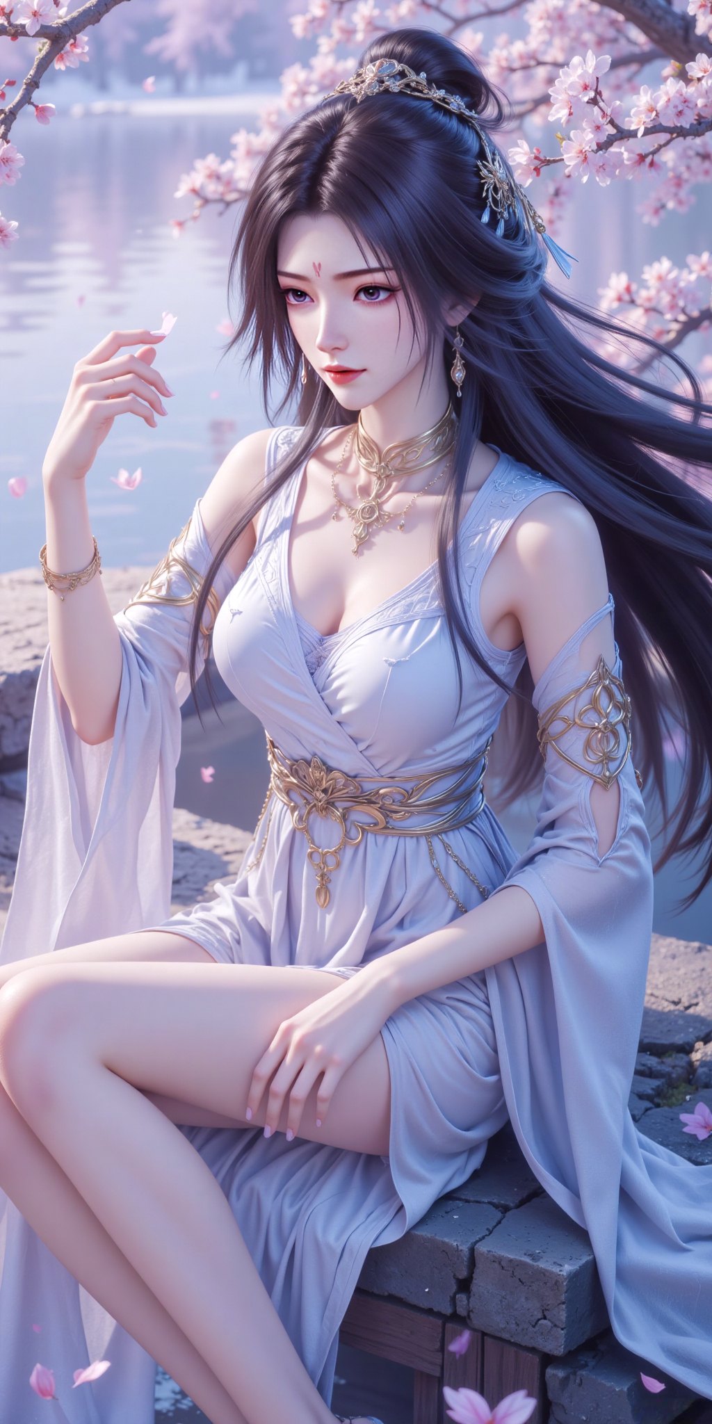 凡人修仙传-紫灵美如画#国漫女神 #高清壁纸 #国漫美女  第2张