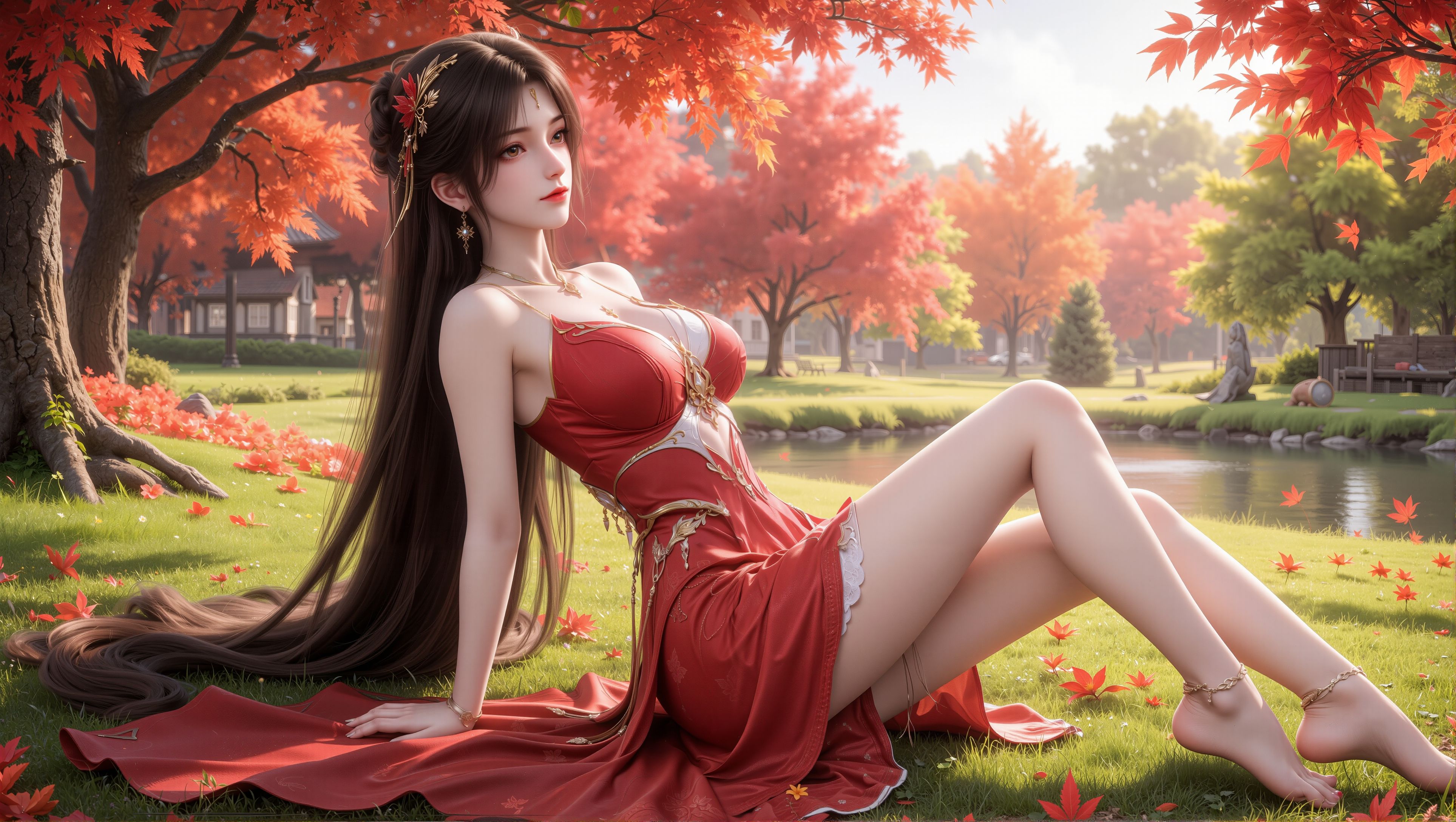 6P图集】国漫第一御姐归来！火灵儿×赤焰华服。#国漫 #国漫女神 #壁纸 #完美世界 #火灵儿  第3张