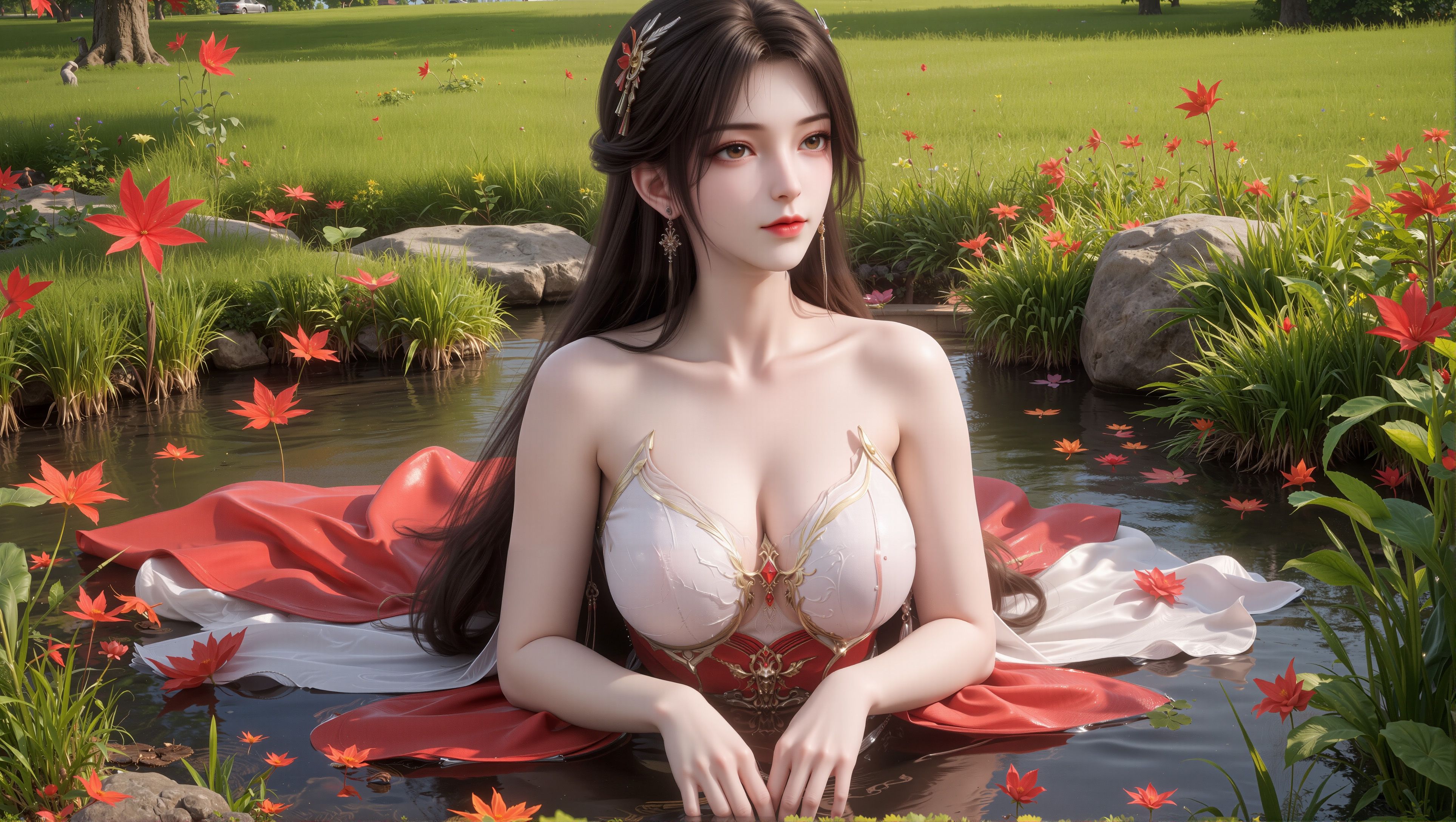 6P图集】国漫第一御姐归来！火灵儿×赤焰华服。#国漫 #国漫女神 #壁纸 #完美世界 #火灵儿  第4张