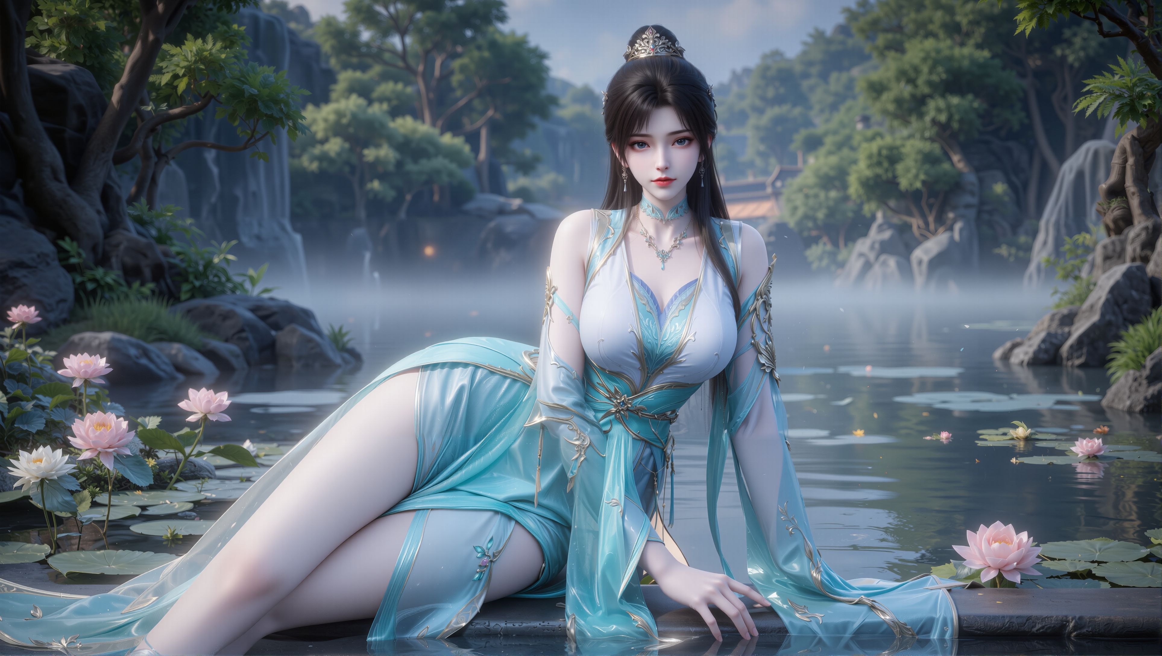 【3P图集】斗破苍穹，新版青鳞横版壁纸。#国漫 #国漫女神 #壁纸 #斗破苍穹 #青鳞  第2张
