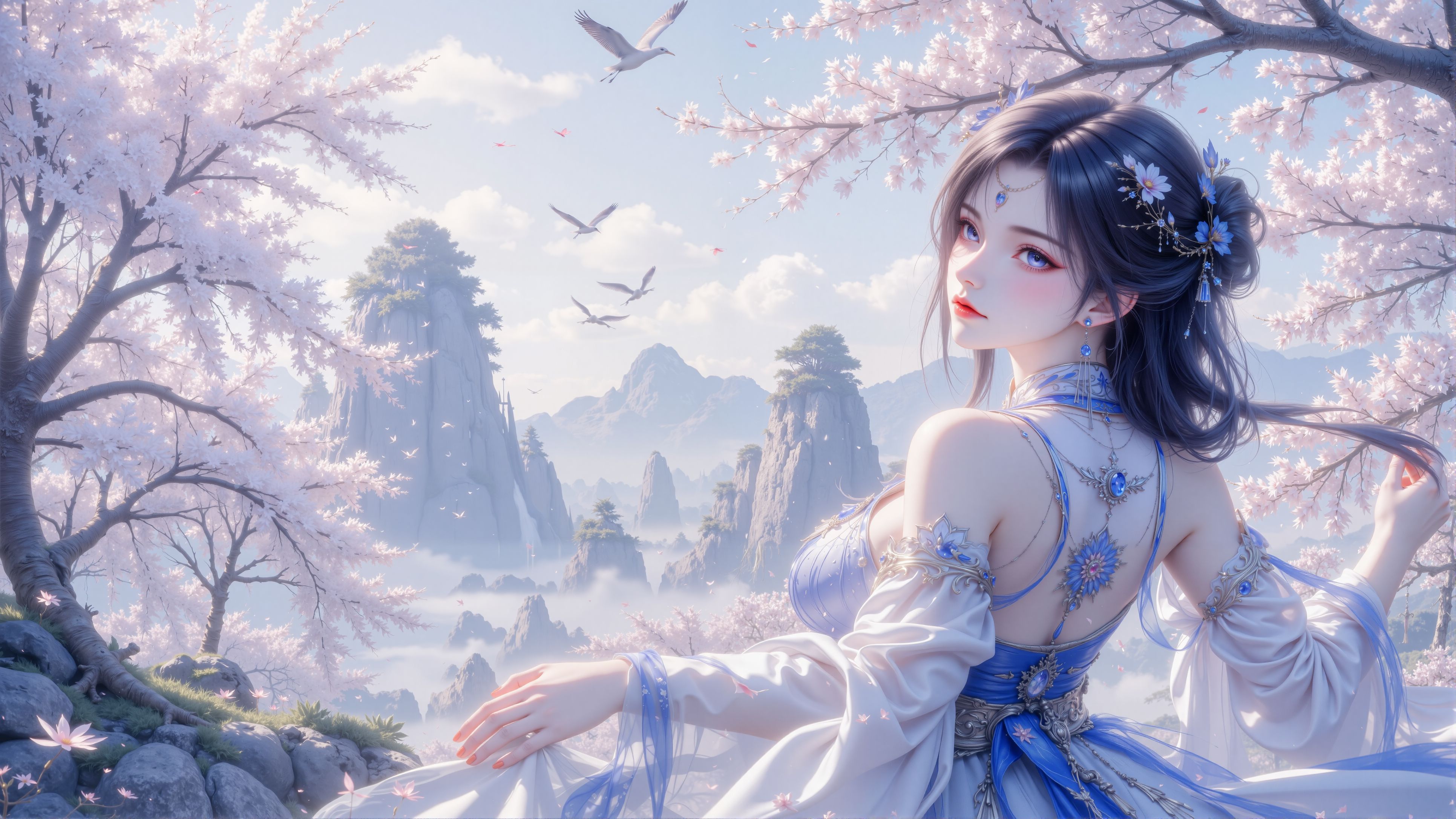 完美世界 云曦 青花瓷 女神 动漫美女  第3张
