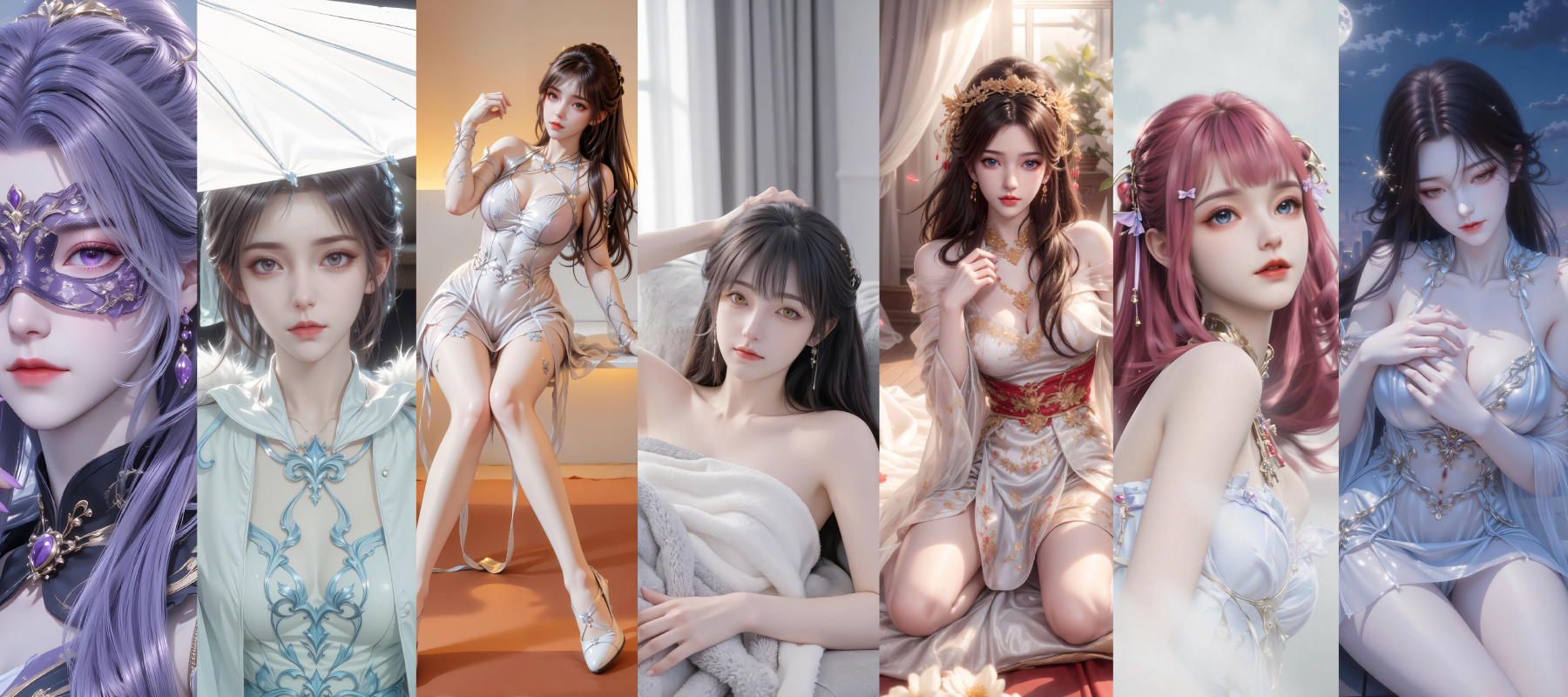 国漫女神壁纸,美女壁纸,动漫,免费下载,每日更新  第1张
