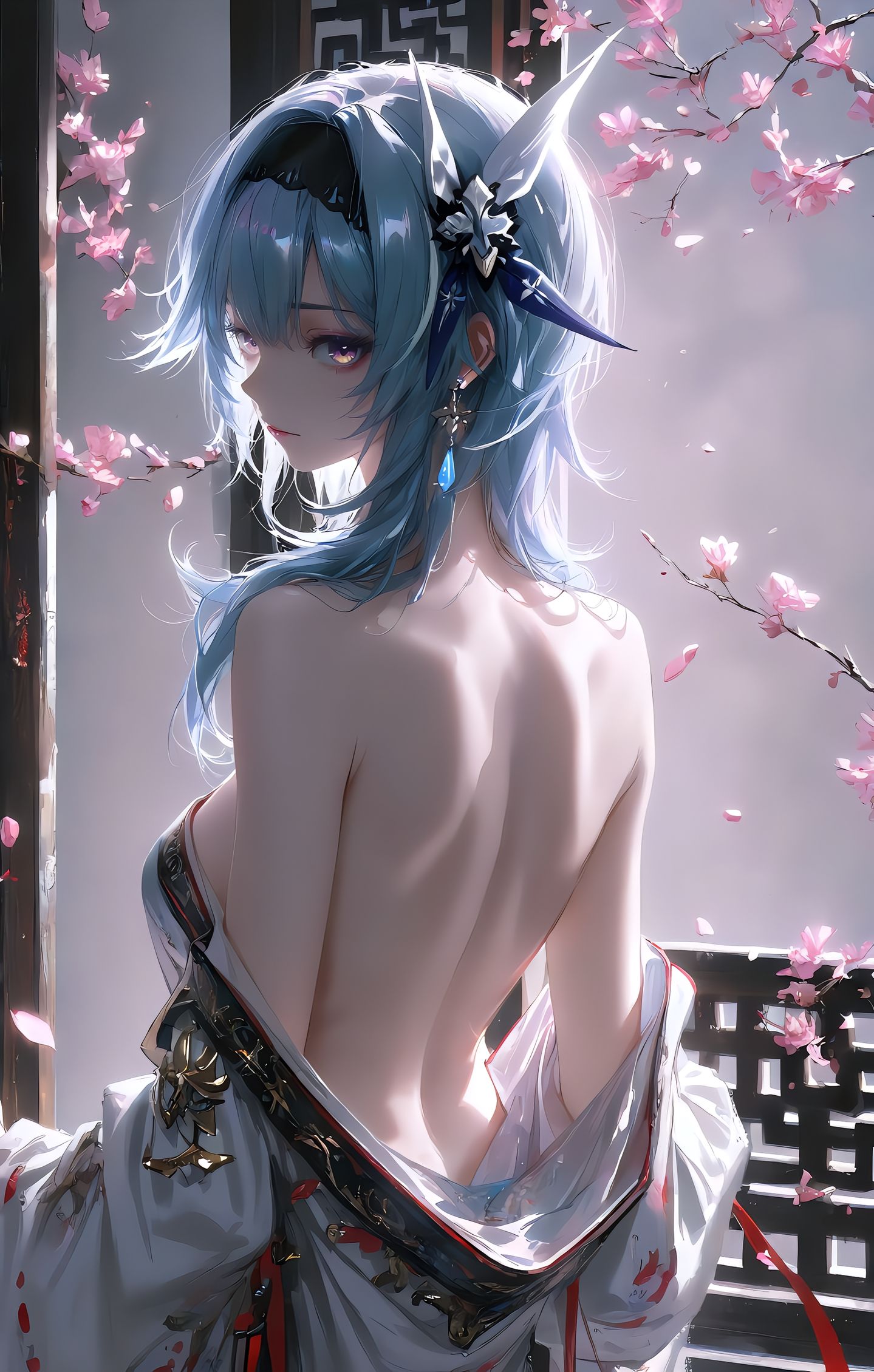 ai绘画#原神#芙宁娜、凝光、八重神子、优菈#二次元壁纸#古风壁纸  第1张
