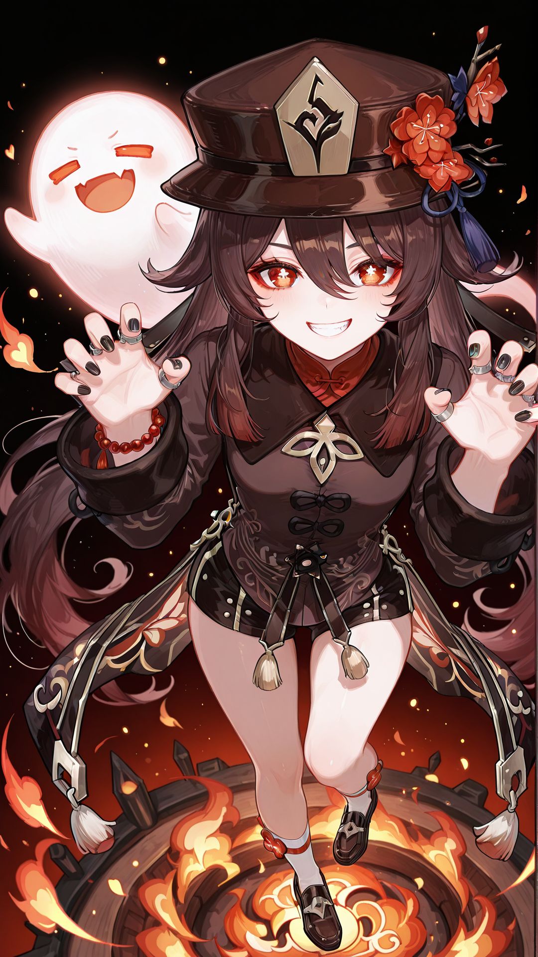 #胡桃 #原神 #原神胡桃 #米哈游 #Ai绘画  第3张