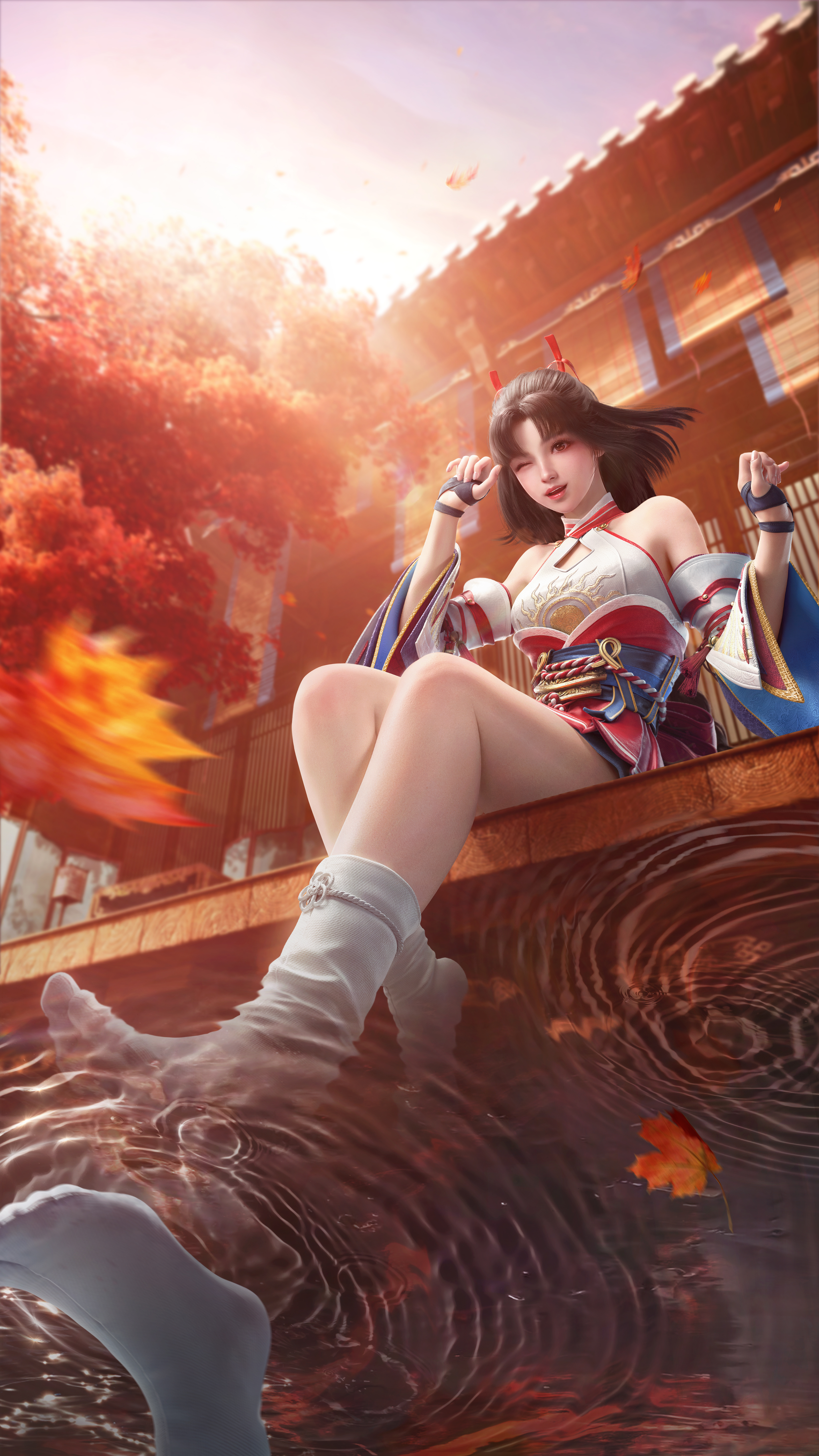 永劫无间 胡桃 阴阳师 游戏壁纸2  第1张