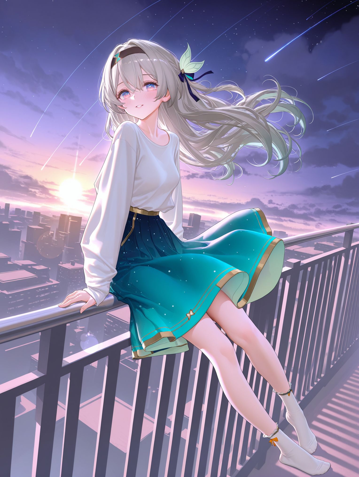 流萤壁纸。#二次元 #ai绘画 #崩铁 #崩坏星穹铁道 #流萤  第2张