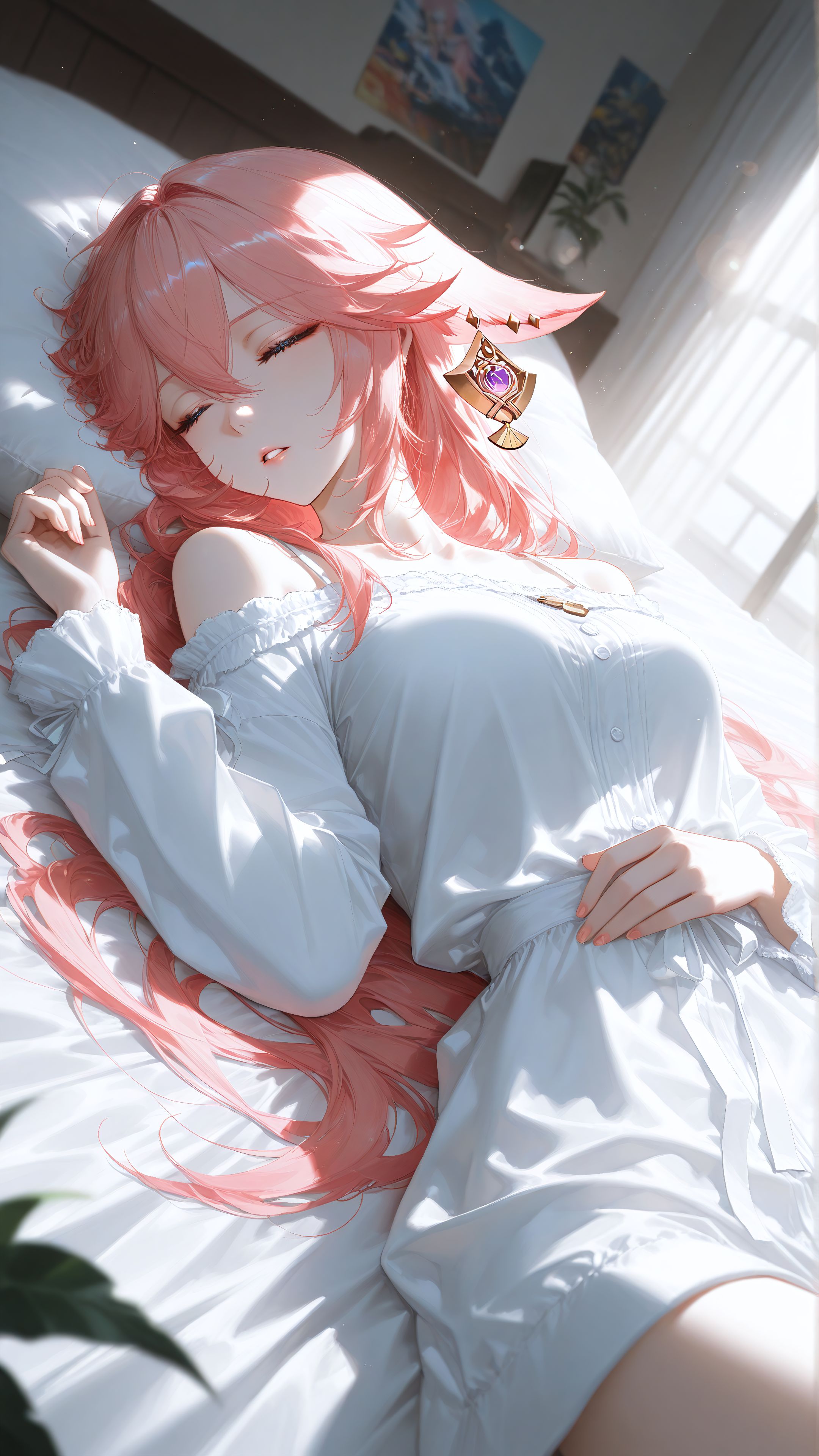 #原神 #八重神子 #ai绘画  第4张