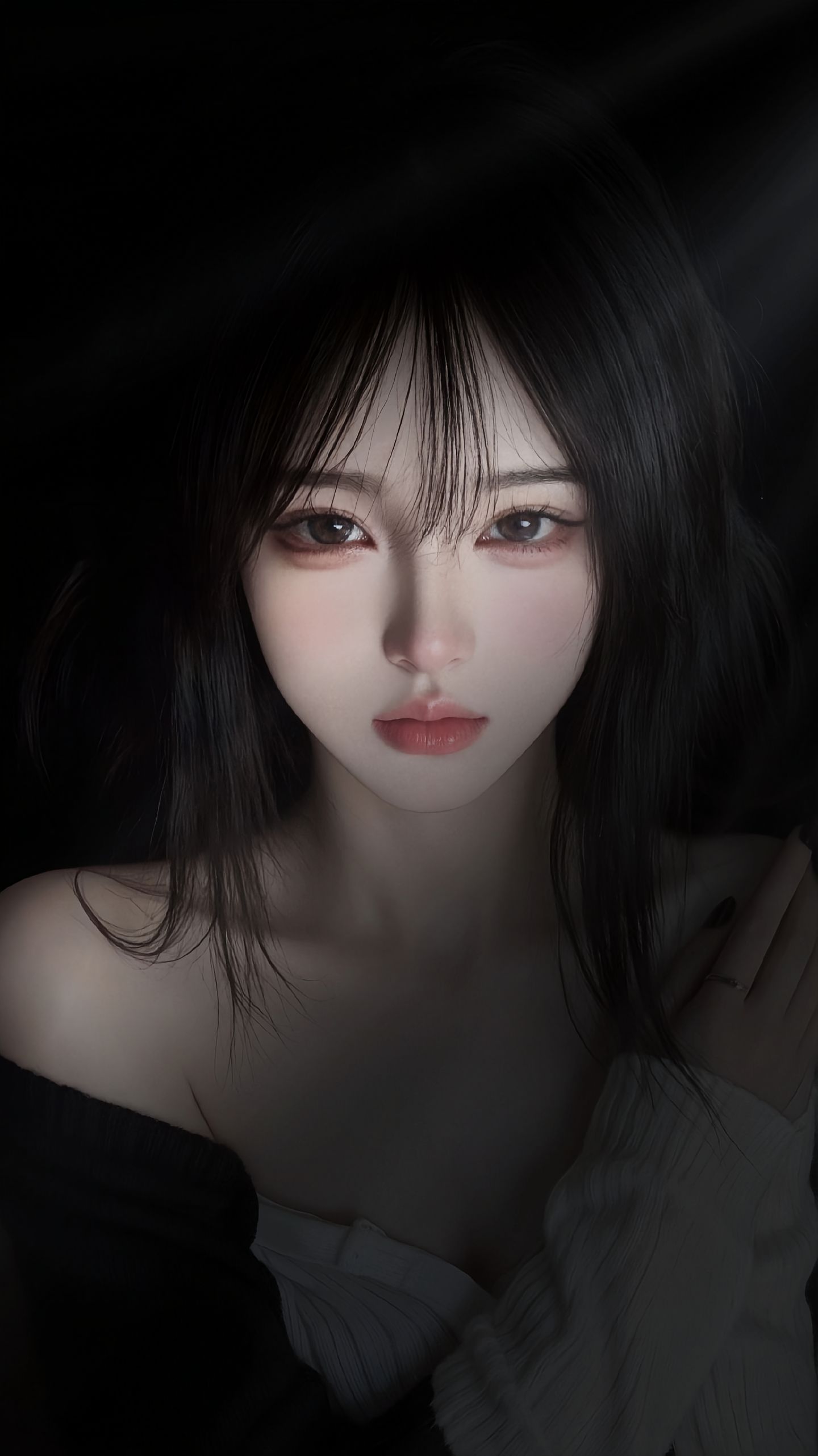 又是那些对的错的 我困了 先睡了。#黑色系 #氛围感  第2张