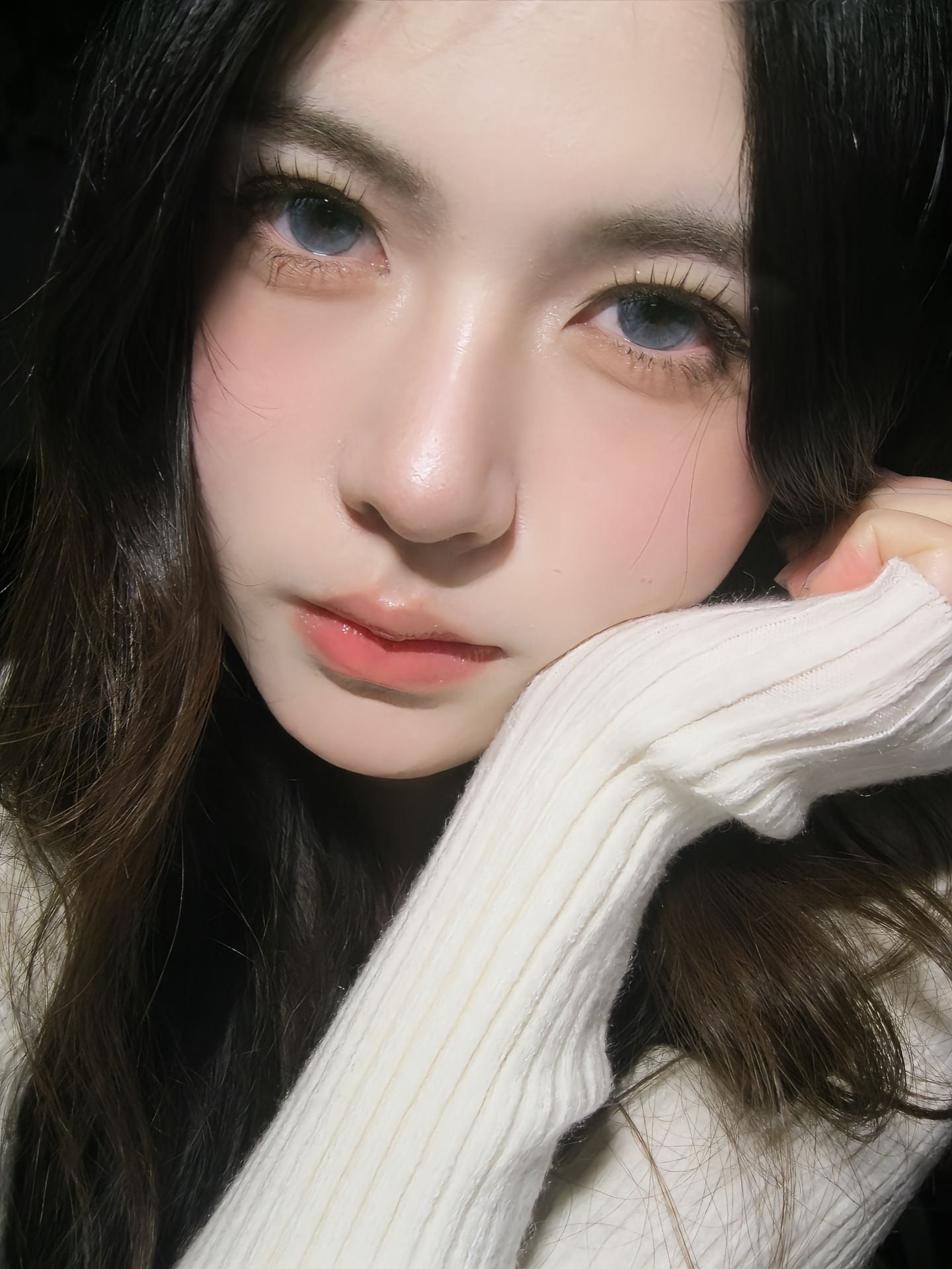 @邑莫绿 爱时而清晰，时而模糊。#妆容分享 #inmyfeelings #氛围感 #今日妆容 #射手  第3张