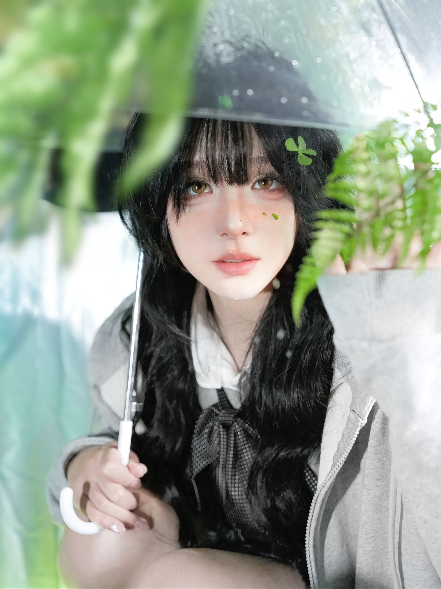 dy@BliNdd 风轻轻 我听见你声音#氛围感 绿色 氧气 少女感 @梨里lili  第5张