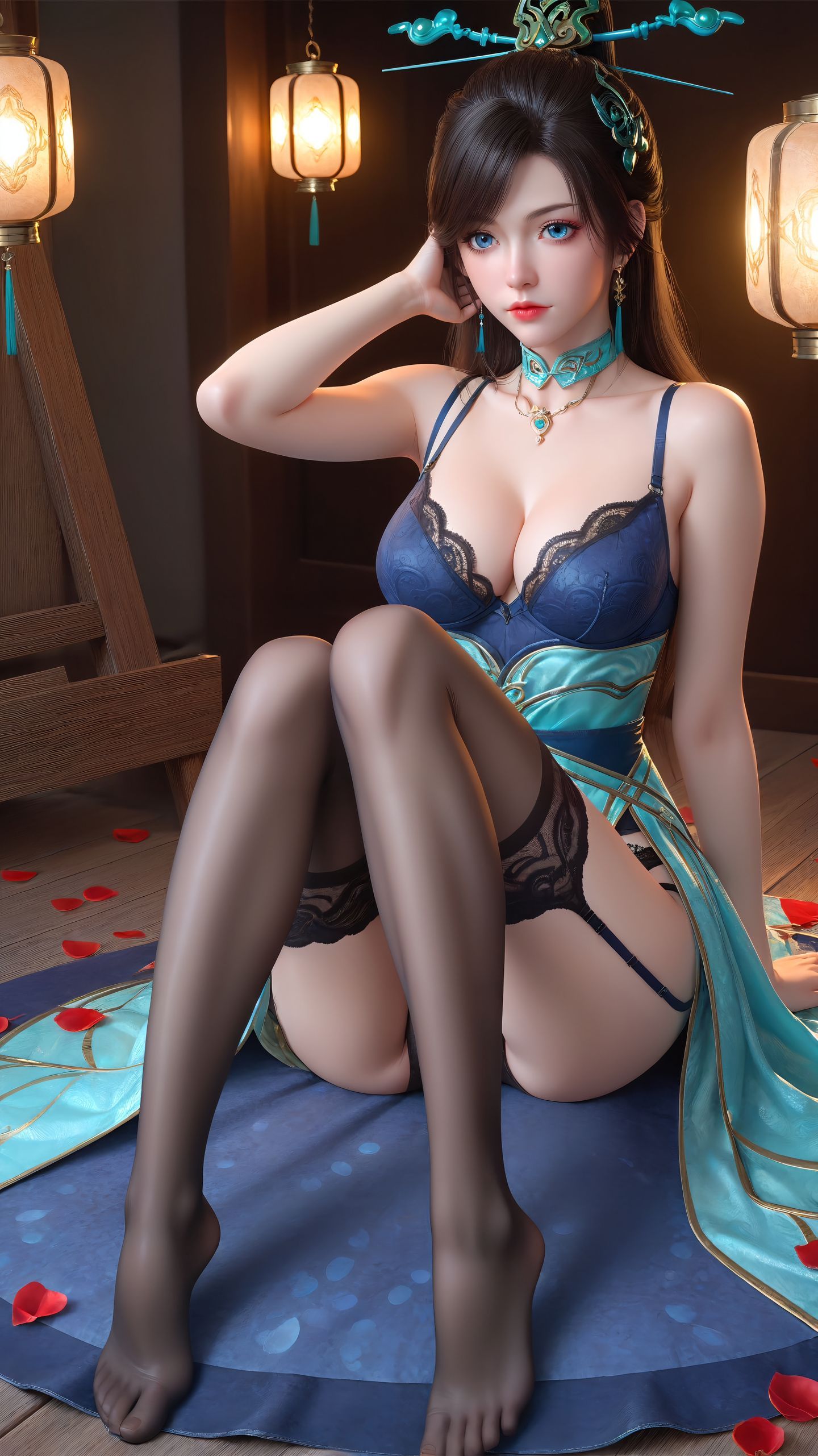 青鳞 # 国漫女神 高清壁纸 极品身材  第2张