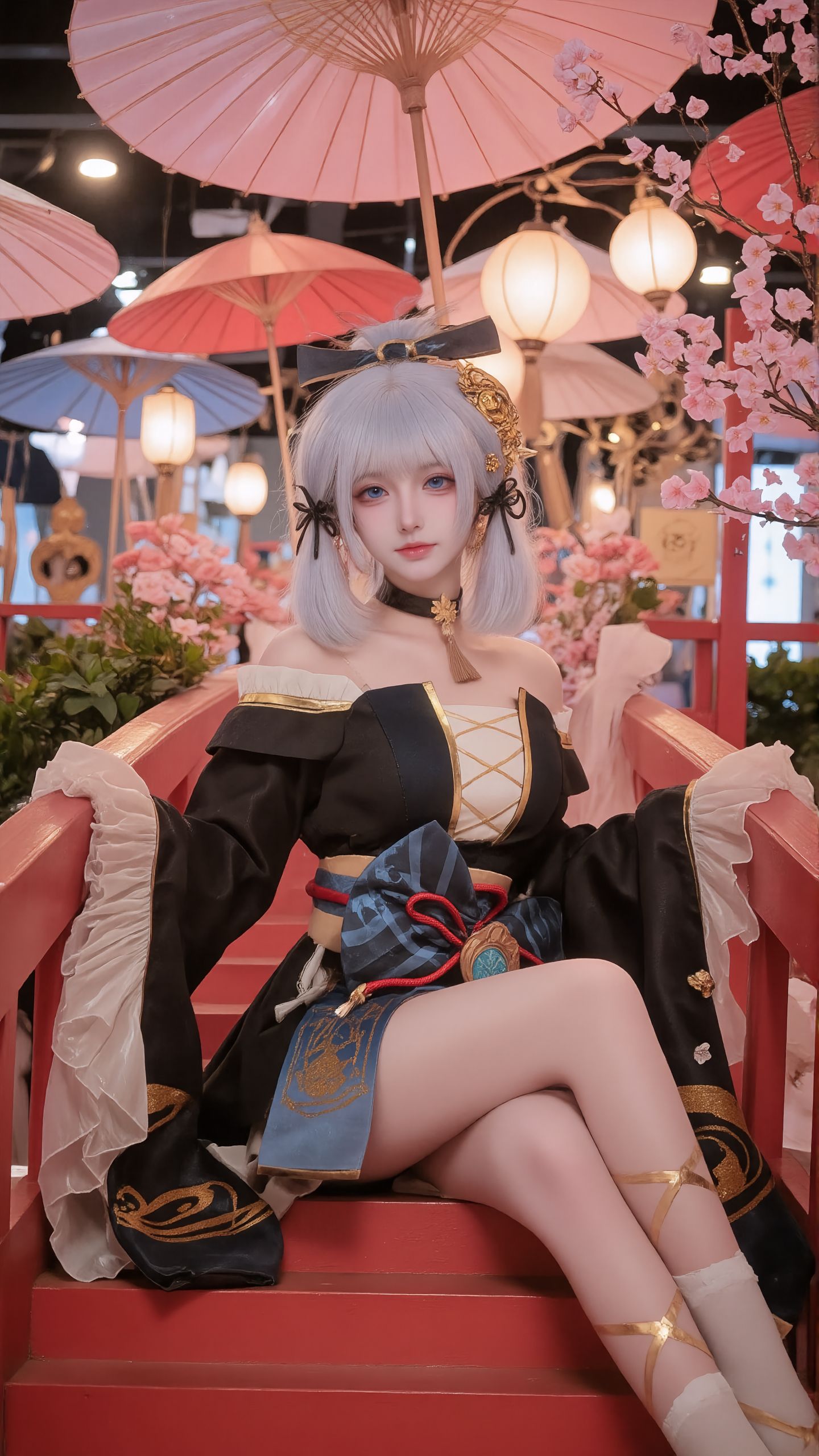 这就是大小姐才有的气质吗？。#神里绫华 #原神 #一种很新的cosplay  第4张