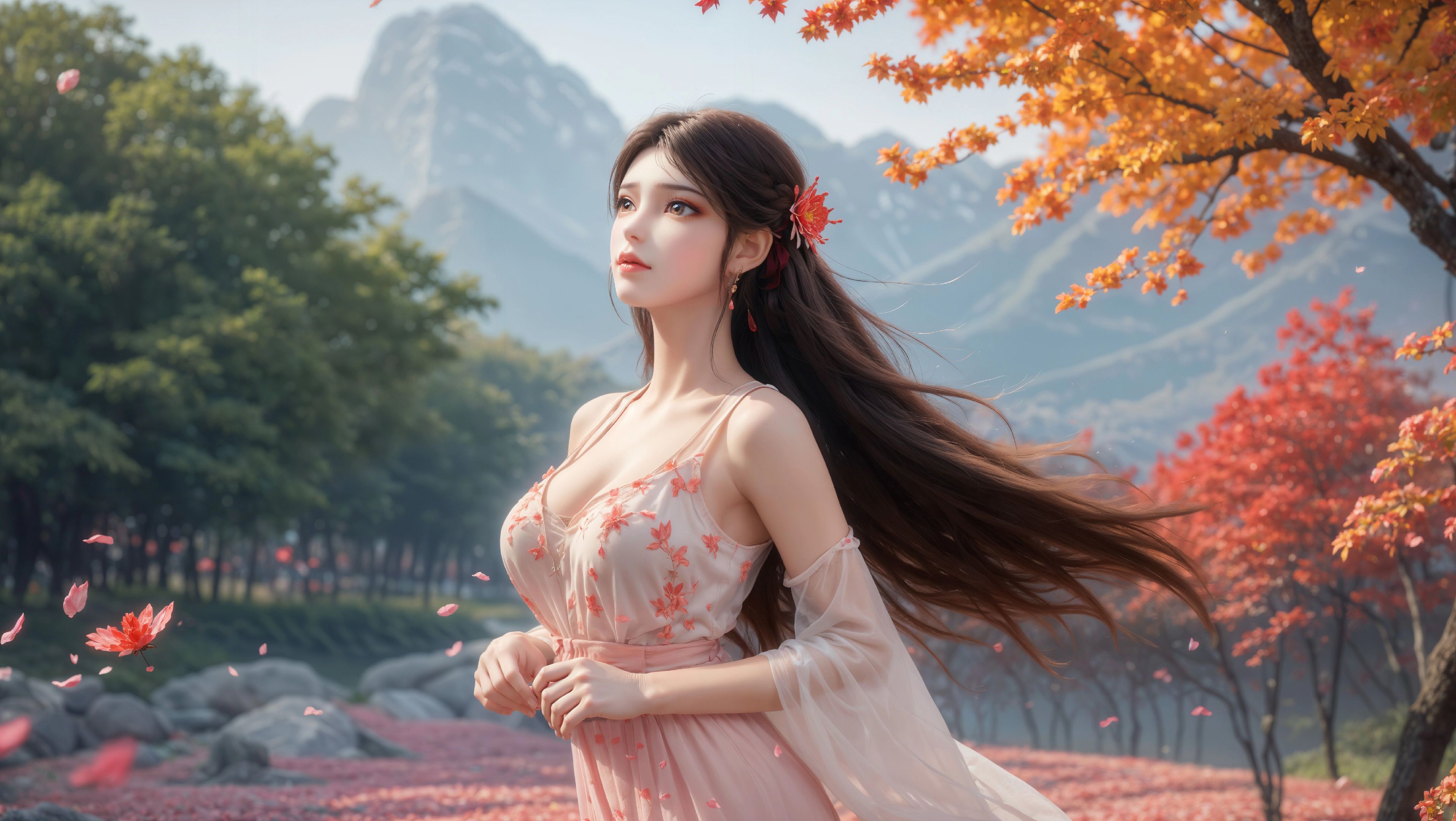 美出高级感 #动漫美图 #火桑女火灵儿#电脑壁纸#完美世界  第4张