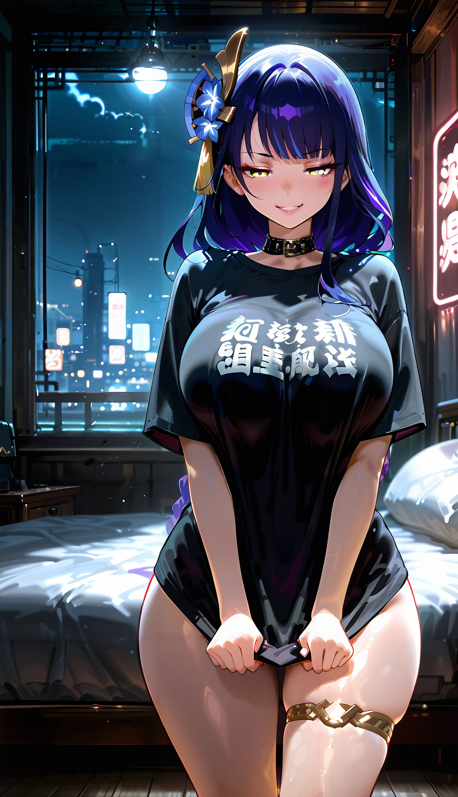 旅行者今晚翻谁的牌子。#大长腿#原神 #甘雨  第2张