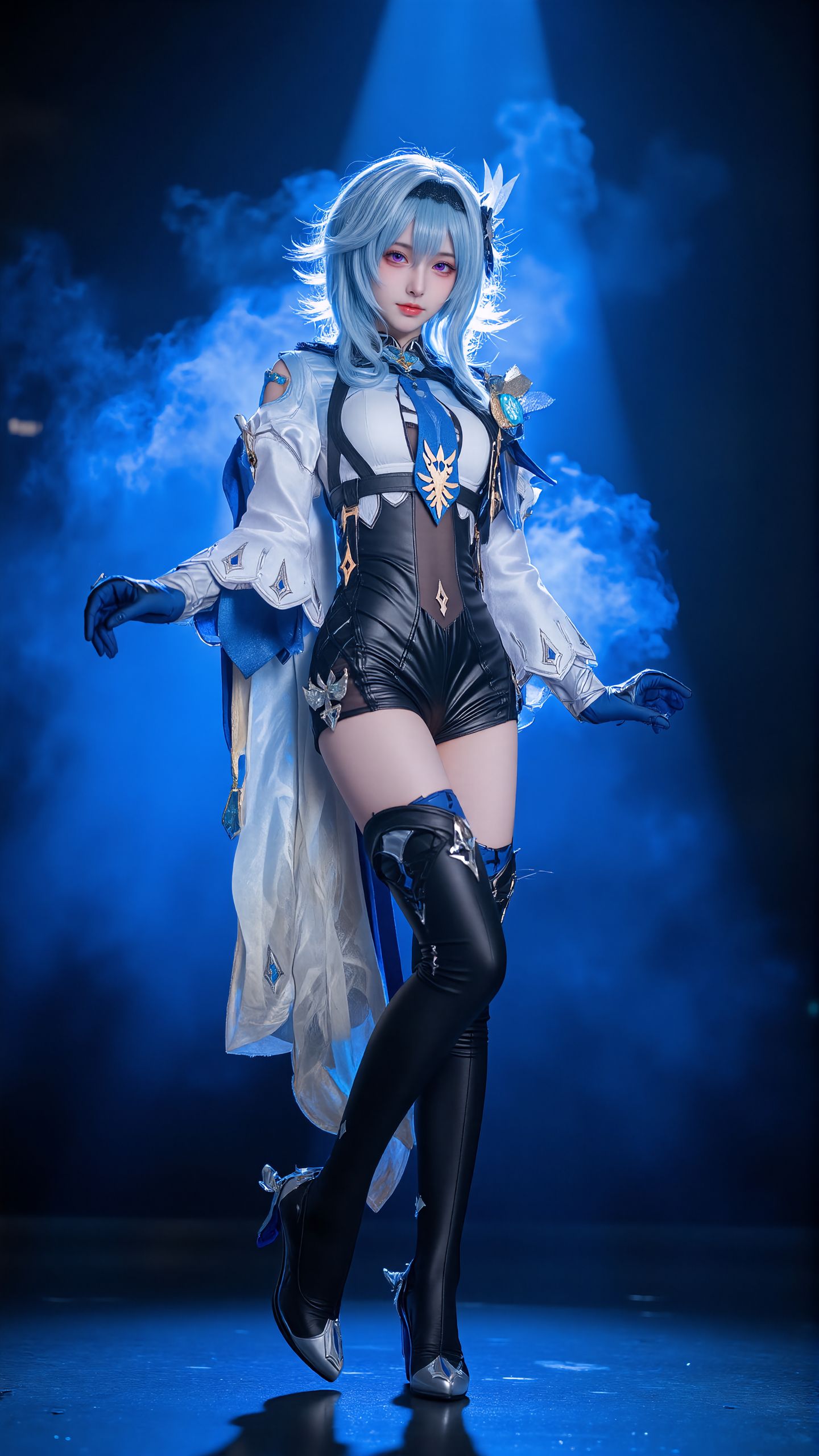 感受一下优菈姐姐的压迫感。#优菈 #原神 #一种很新的cosplay  #原神纳塔 #火之国度 第3张
