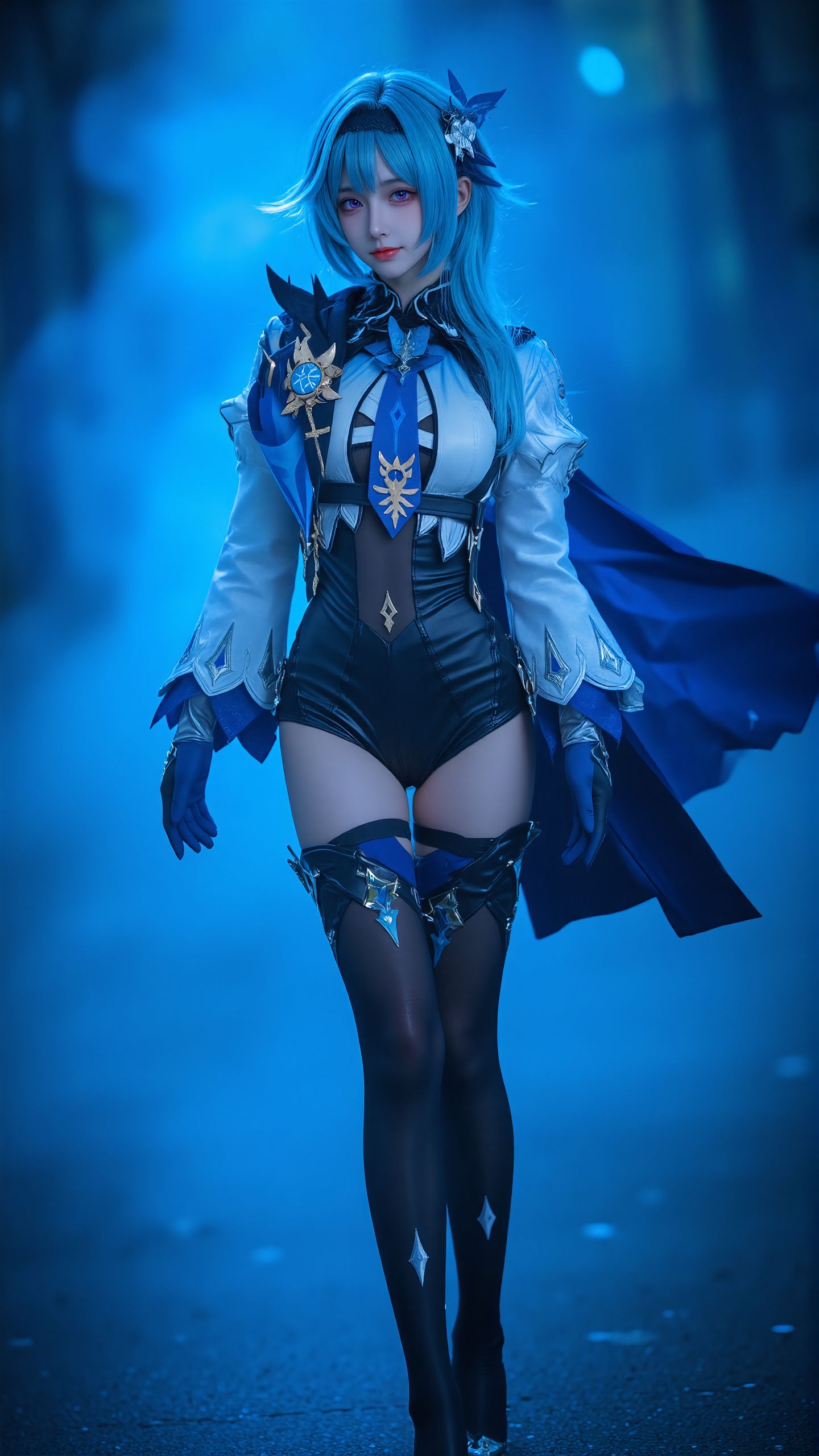 感受一下优菈姐姐的压迫感。#优菈 #原神 #一种很新的cosplay  #原神纳塔 #火之国度 第2张