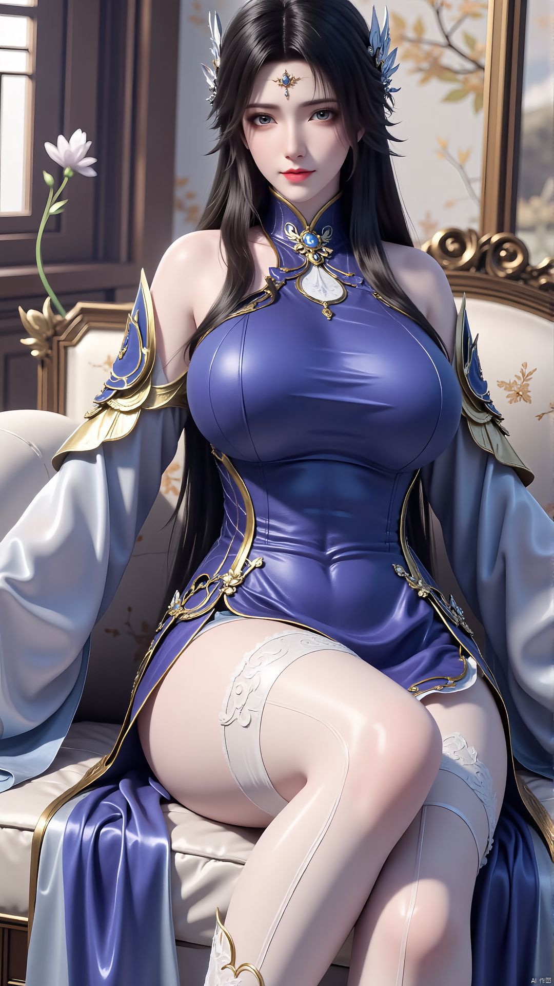 玄衣师娘 # 斗破苍穹 完美身材 国漫女神  第2张