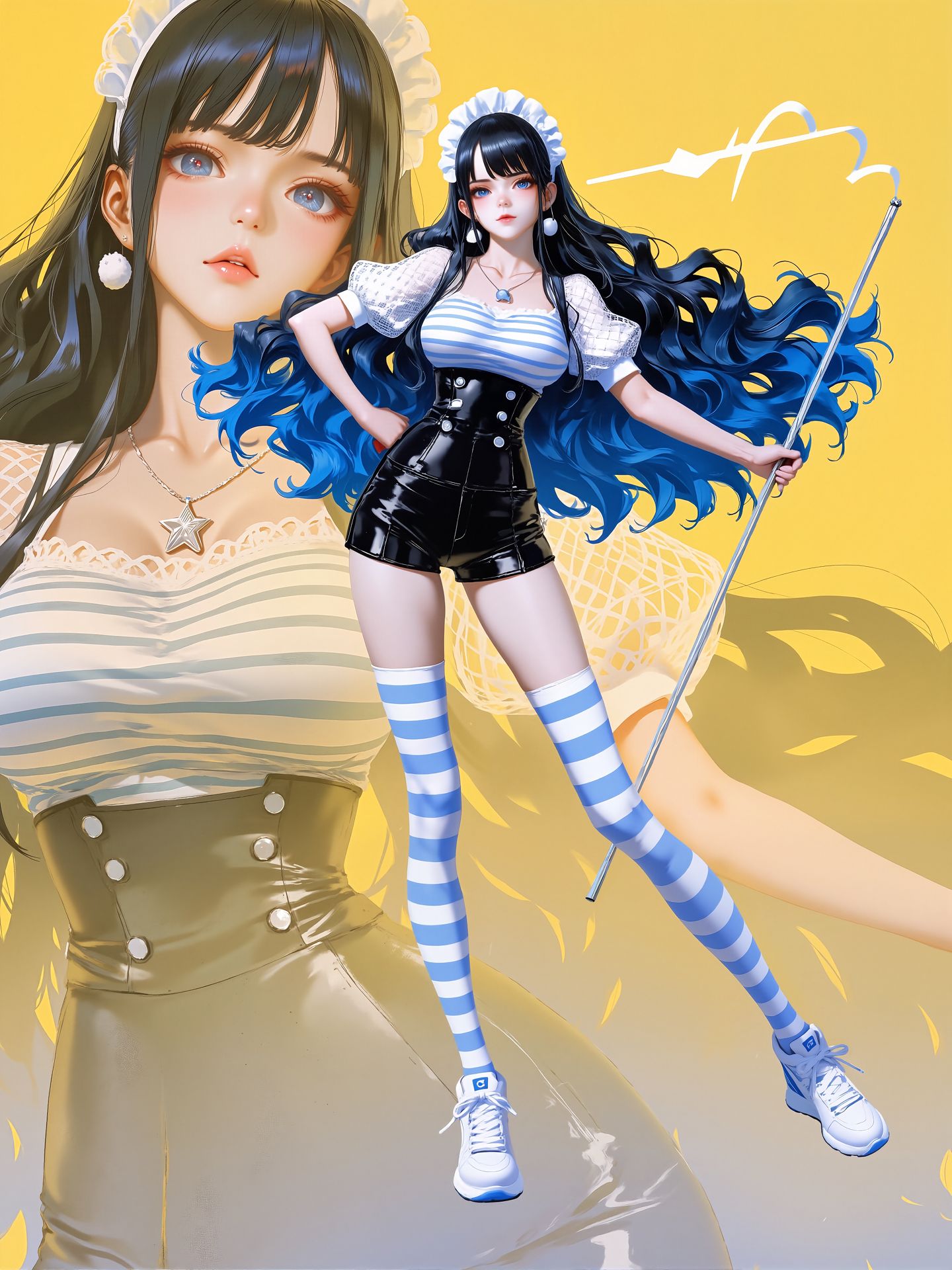 娜美，斯图西，vivi,baby5,布玲，诺琪高，多米诺#完美身材 #女王壁纸 #海贼王 #二次元 #动漫  第4张