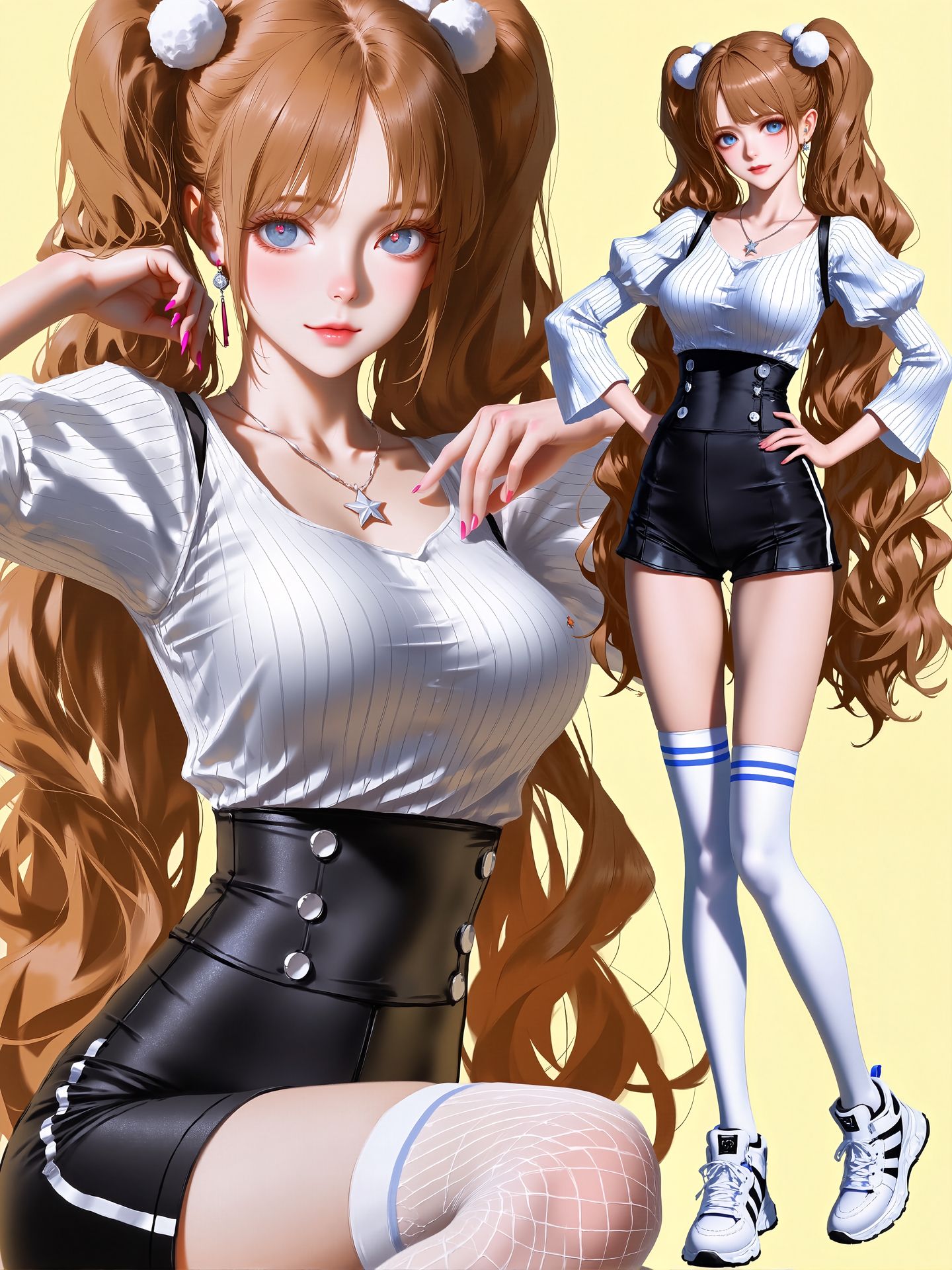 娜美，斯图西，vivi,baby5,布玲，诺琪高，多米诺#完美身材 #女王壁纸 #海贼王 #二次元 #动漫  第5张