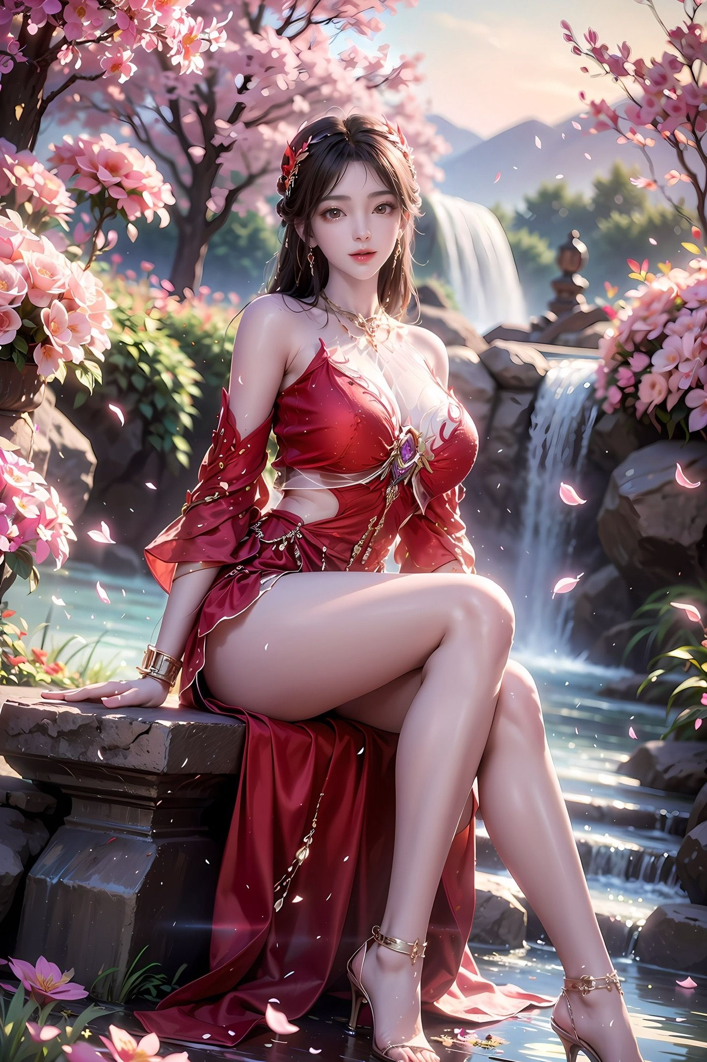 天神灵儿。#美出高级感 #国漫女神 #火灵儿新建模 #完美身材 #清纯甜美  第1张