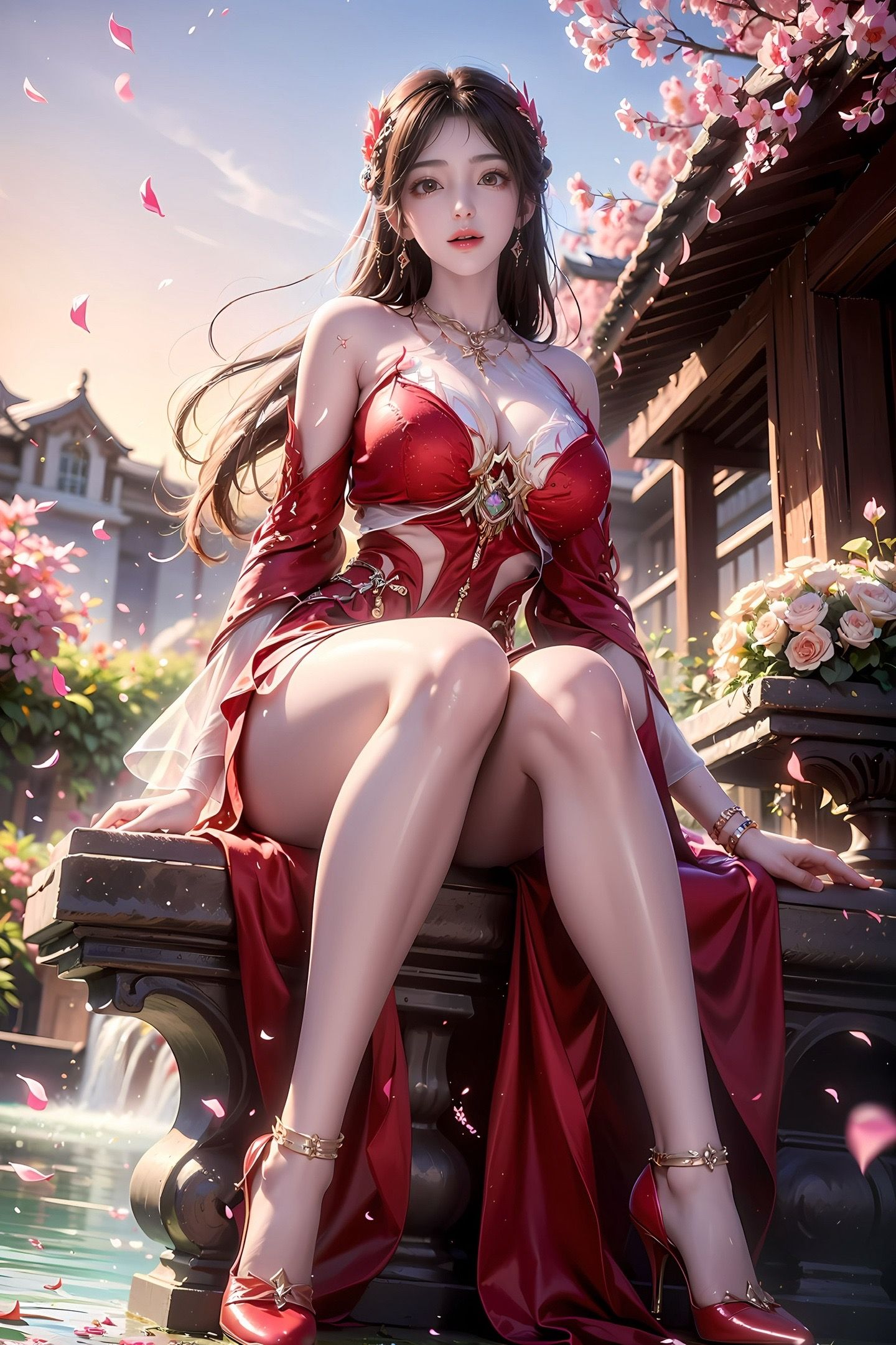 天神灵儿。#美出高级感 #国漫女神 #火灵儿新建模 #完美身材 #清纯甜美  第3张