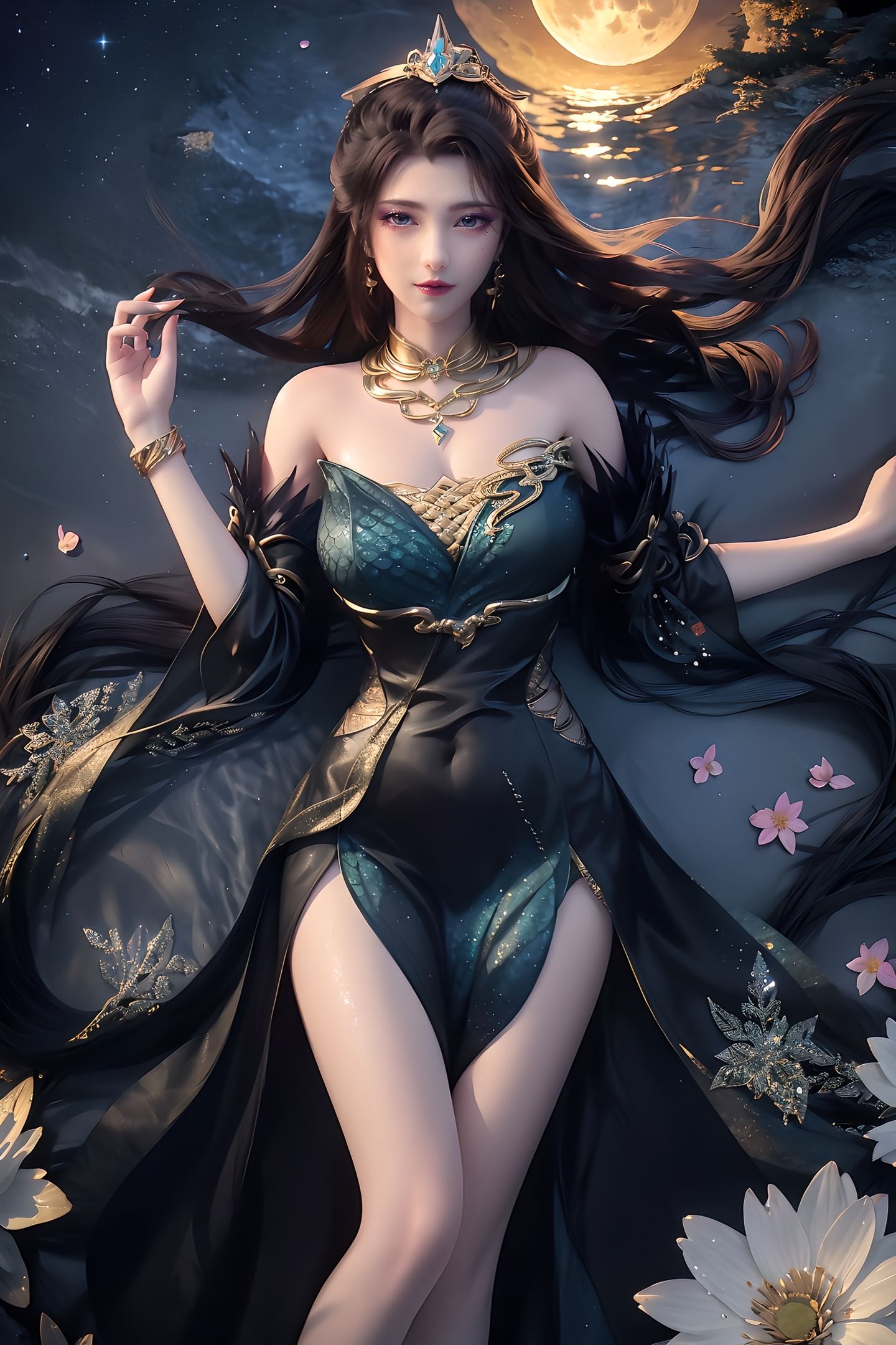 长生界不死门刘月。#刘月 #长生界动画 #壁纸#ai  第1张