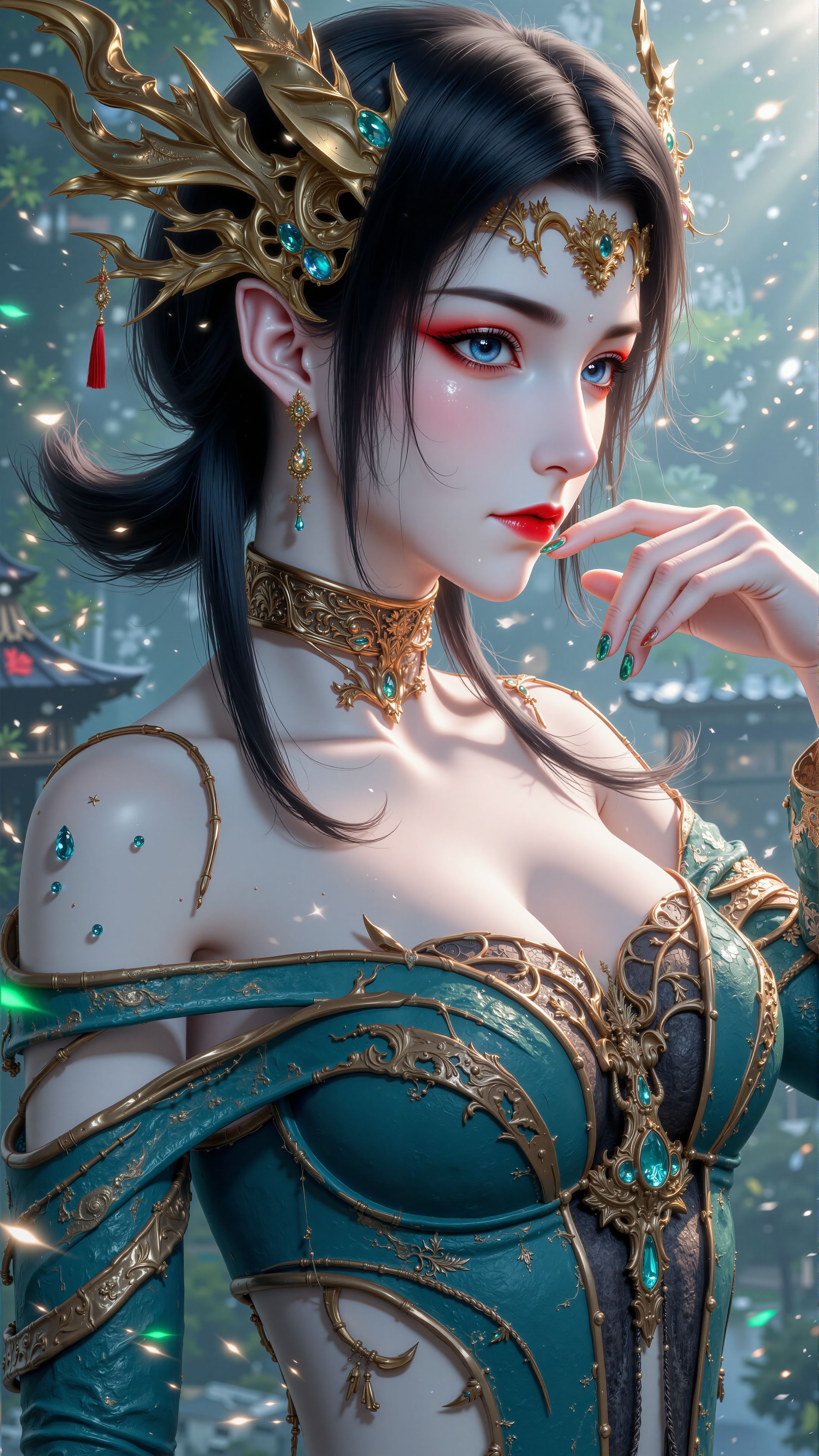 国风女王美杜莎#斗破苍穹#高清壁纸  第2张