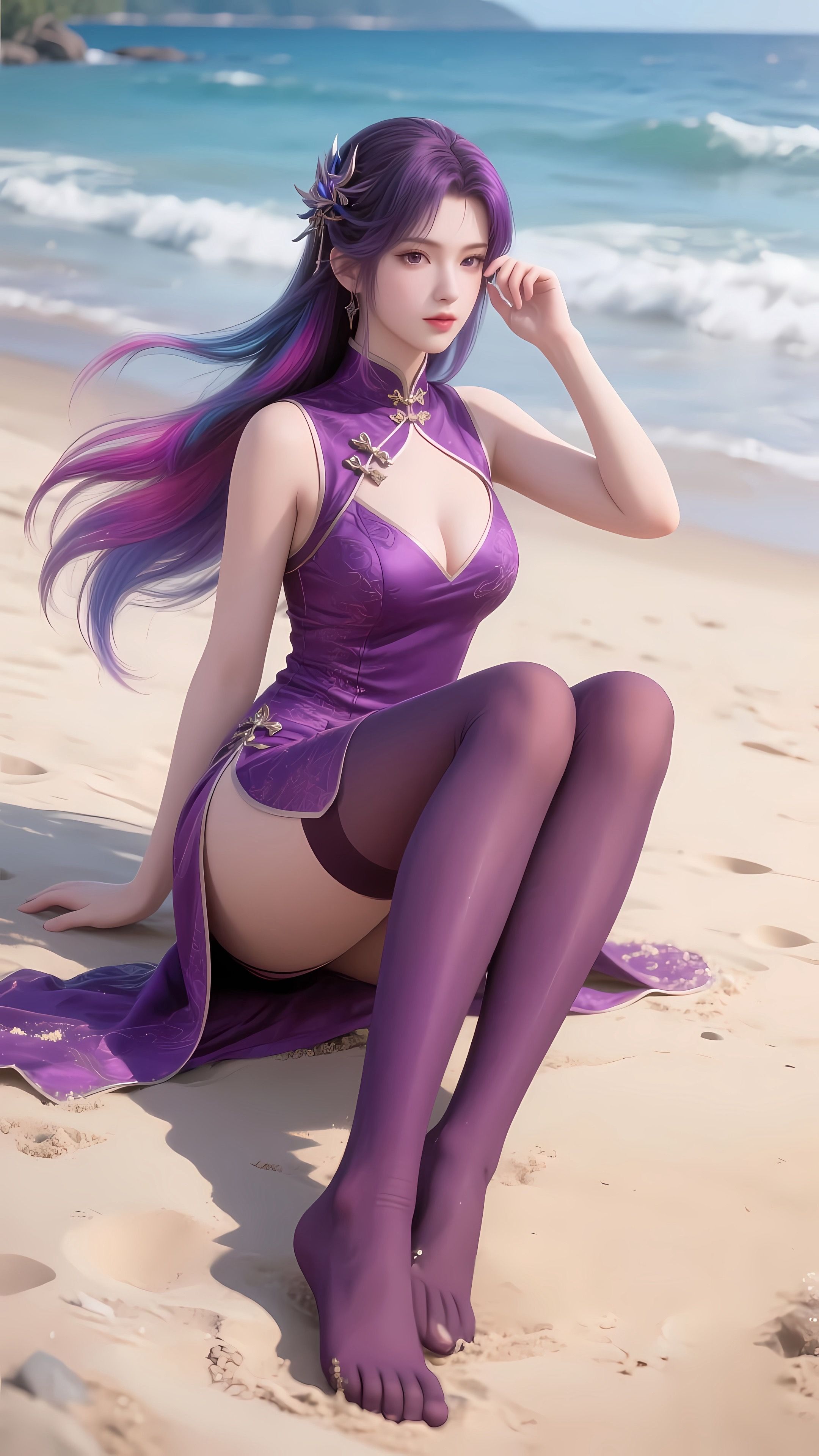 #国漫女神 #御姐 #紫色妹妹 #极品身材 #完美身材  第1张