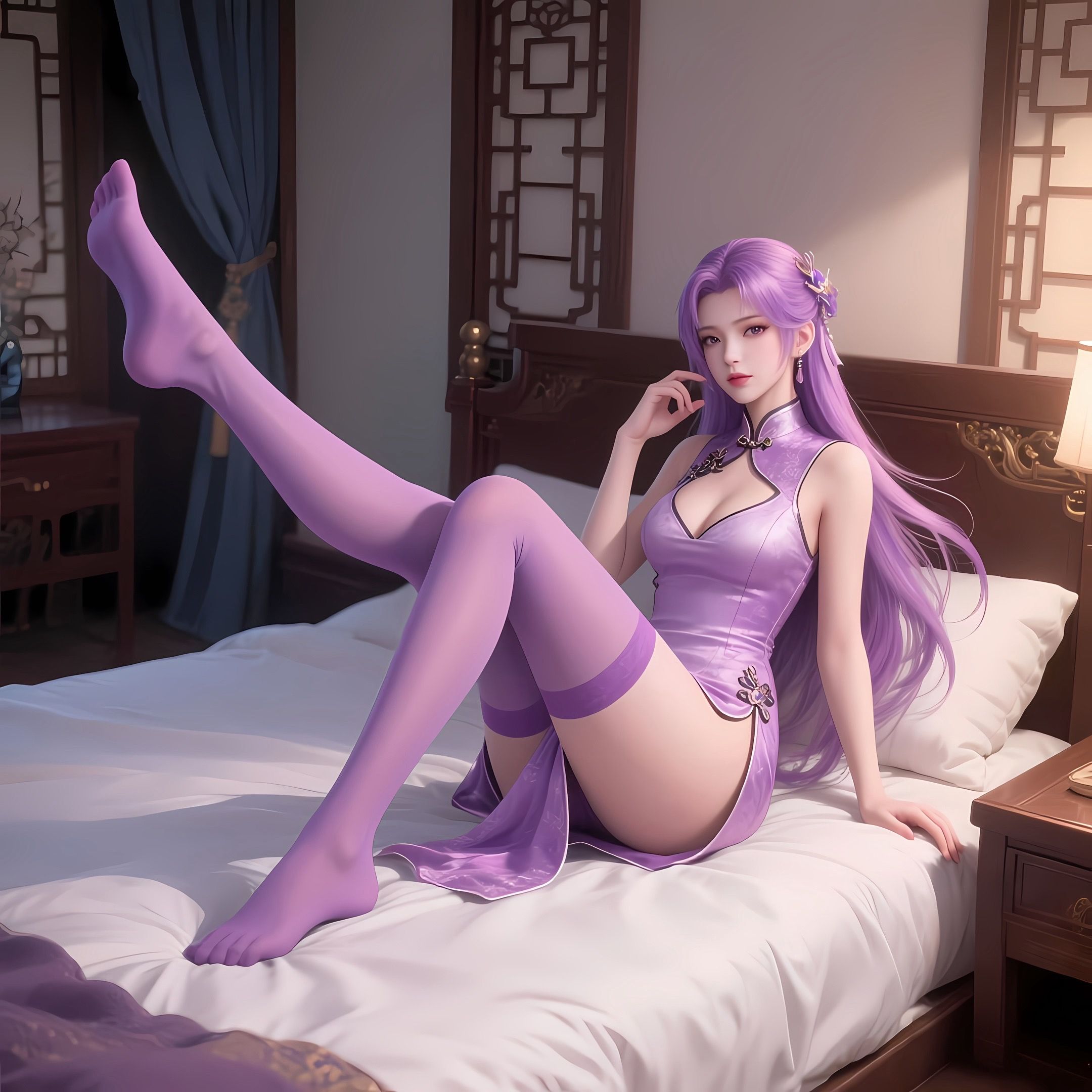#国漫女神 #御姐 #紫色妹妹 #极品身材 #完美身材  第3张