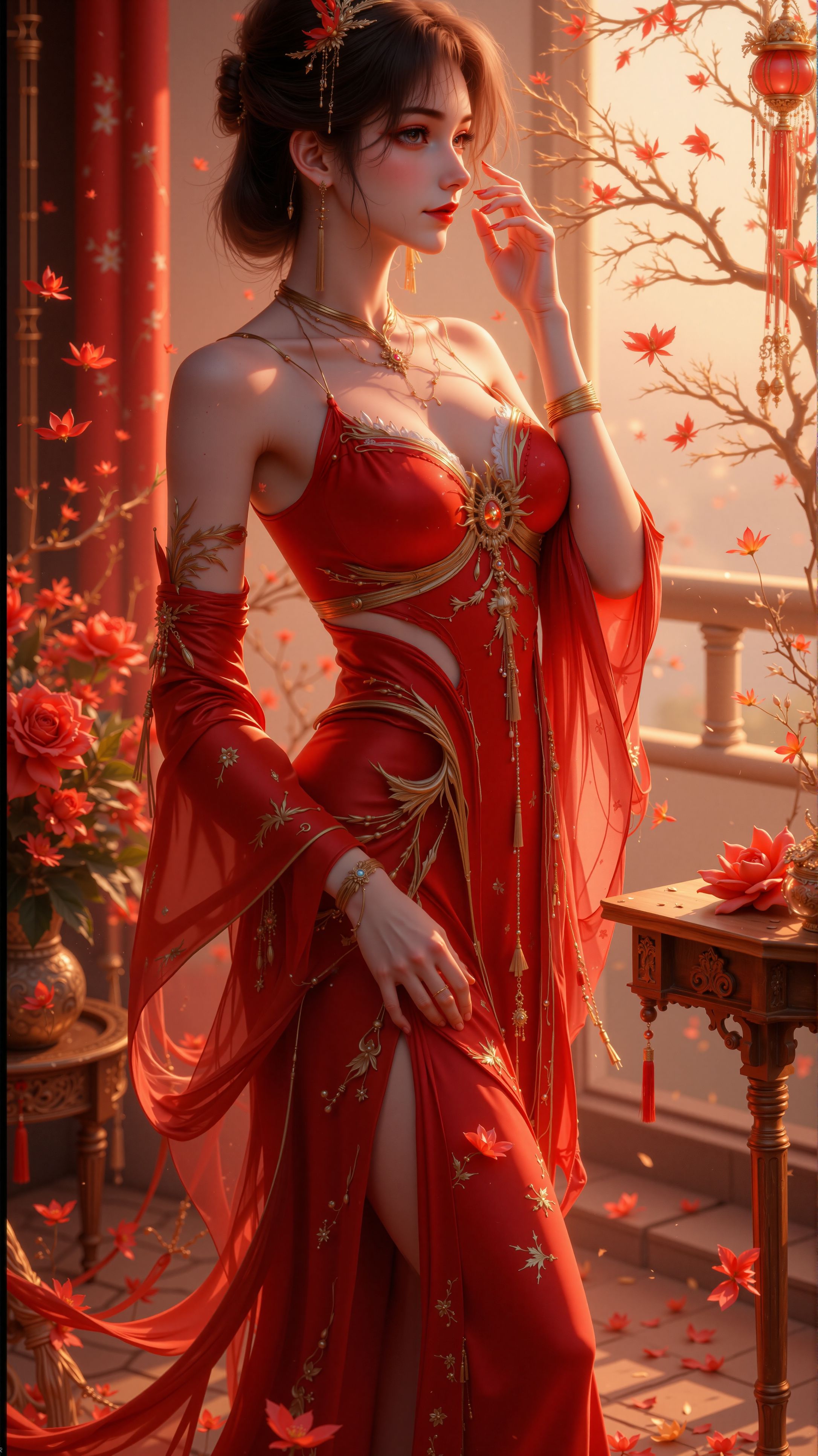娇羞的火灵儿。#火灵儿壁纸 #国漫国风 #完美世界  第1张