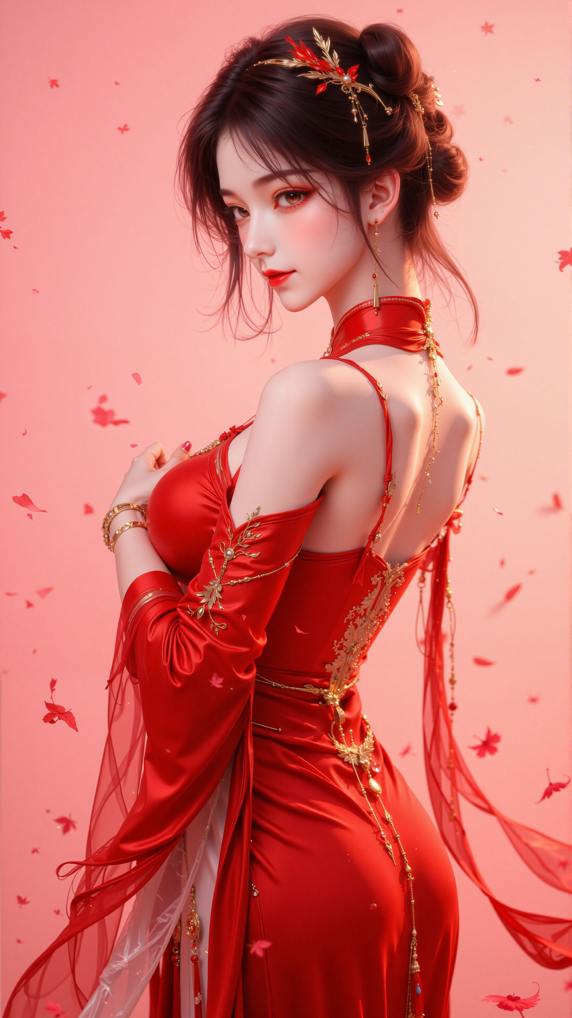 娇羞的火灵儿。#火灵儿壁纸 #国漫国风 #完美世界  第4张