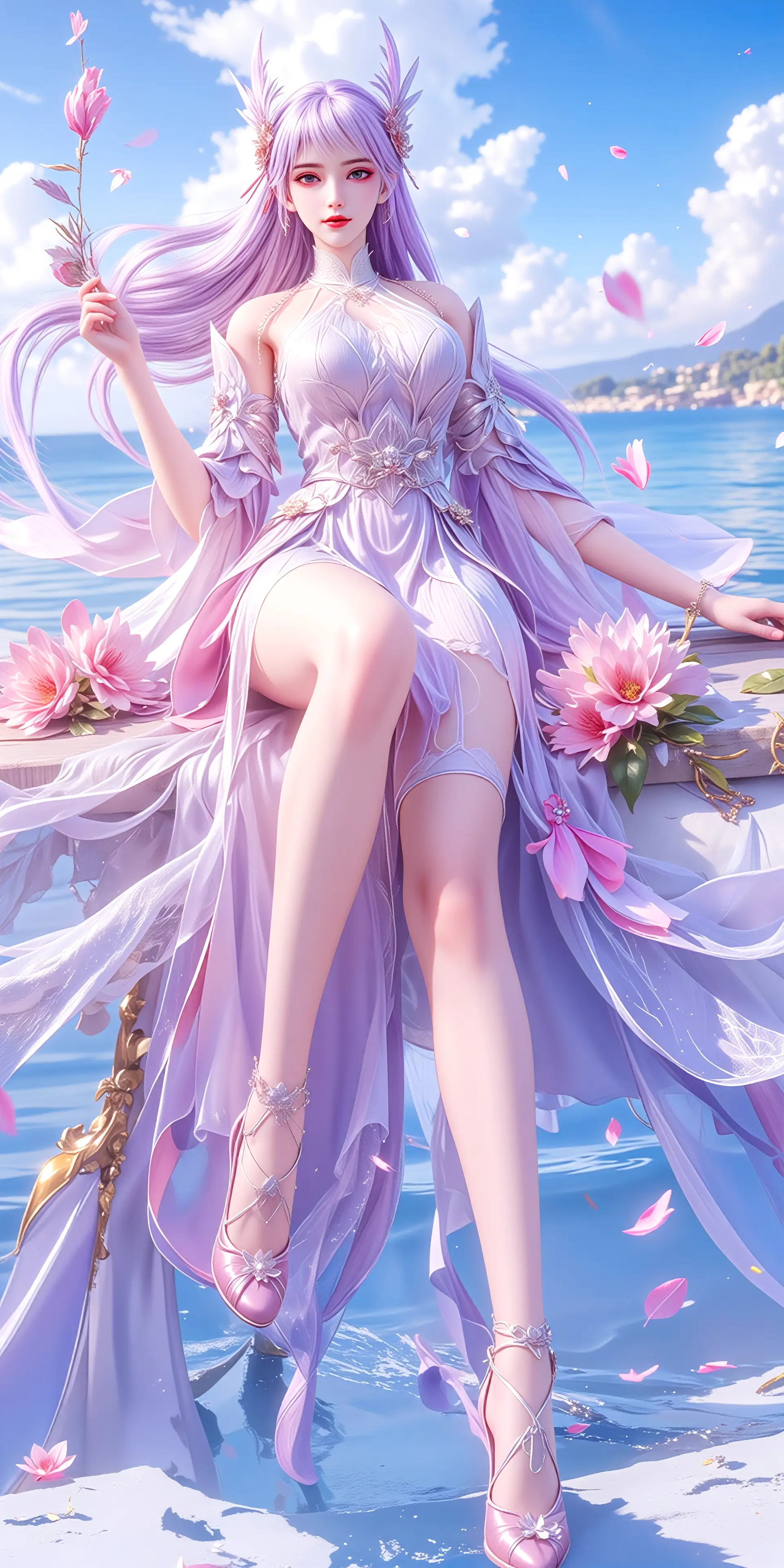 氪金玩家-林紫月#动漫壁纸 #精美壁纸 #国漫女神 #高清壁纸  第2张