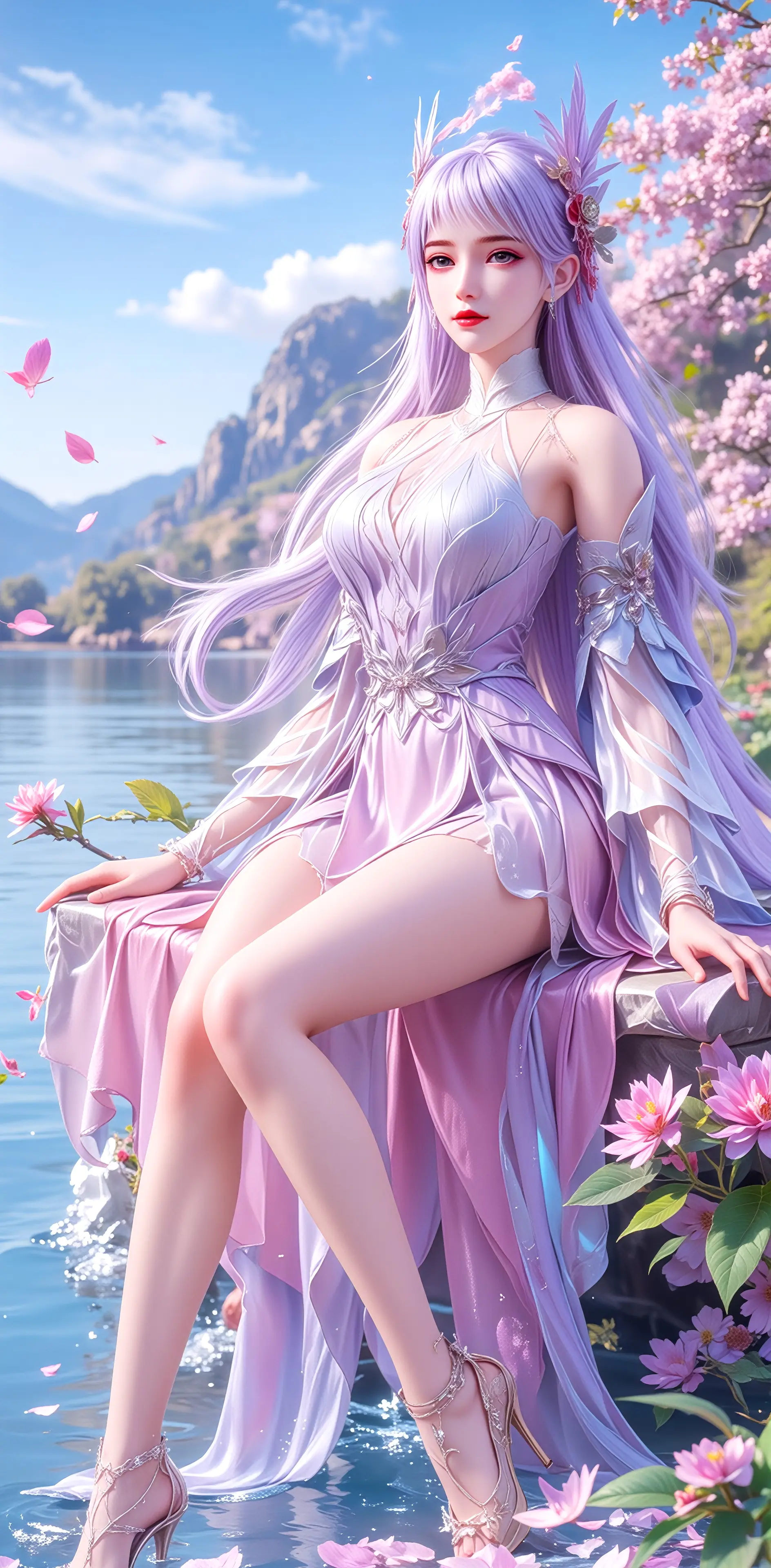 氪金玩家-林紫月#动漫壁纸 #精美壁纸 #国漫女神 #高清壁纸  第4张