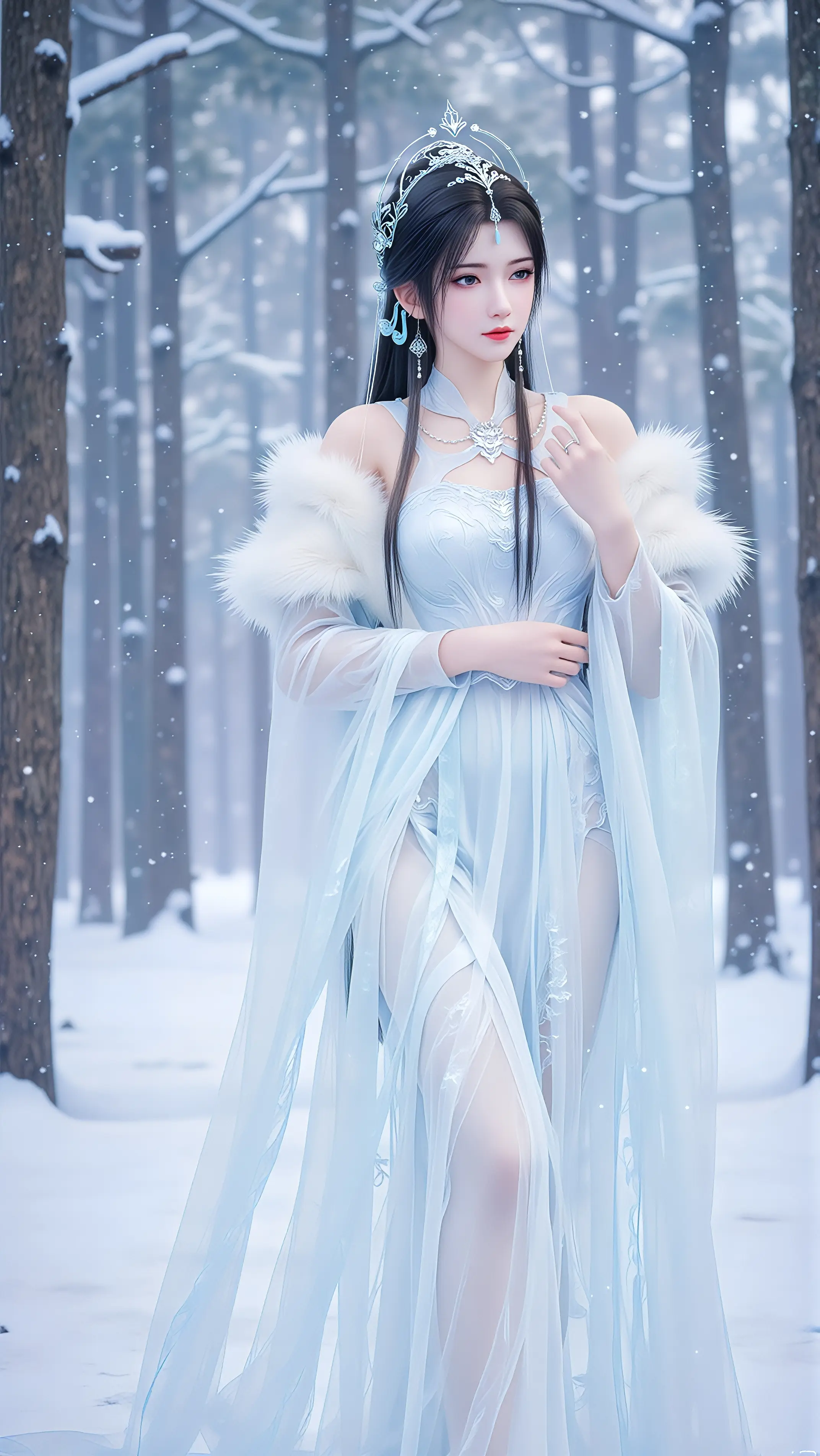 完美世界-#精美壁纸 #高清壁纸 #国漫女神 #唯美古风壁纸 清漪  第2张
