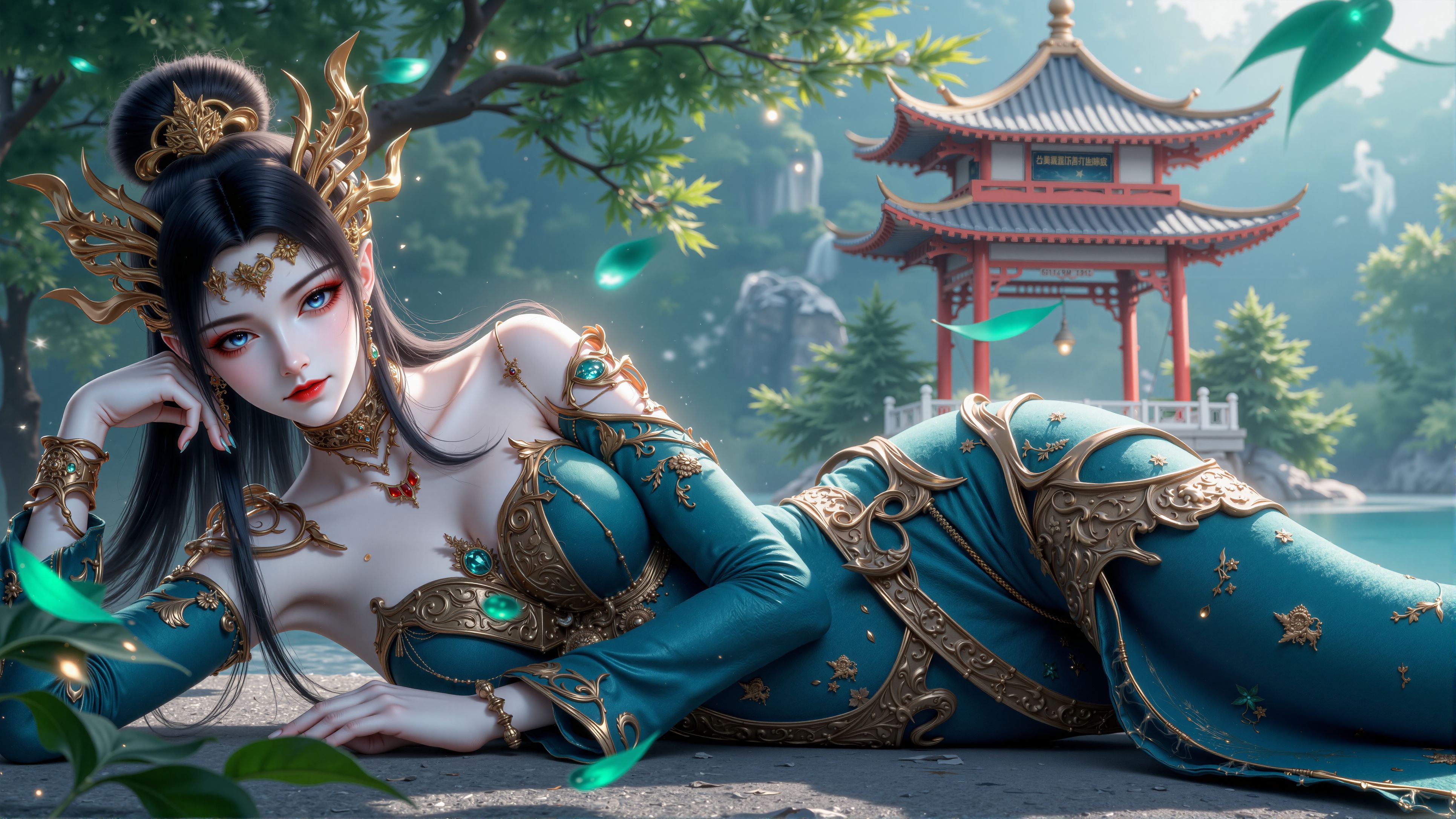 美杜莎#斗破苍穹#ai#电脑壁纸#动漫  第2张