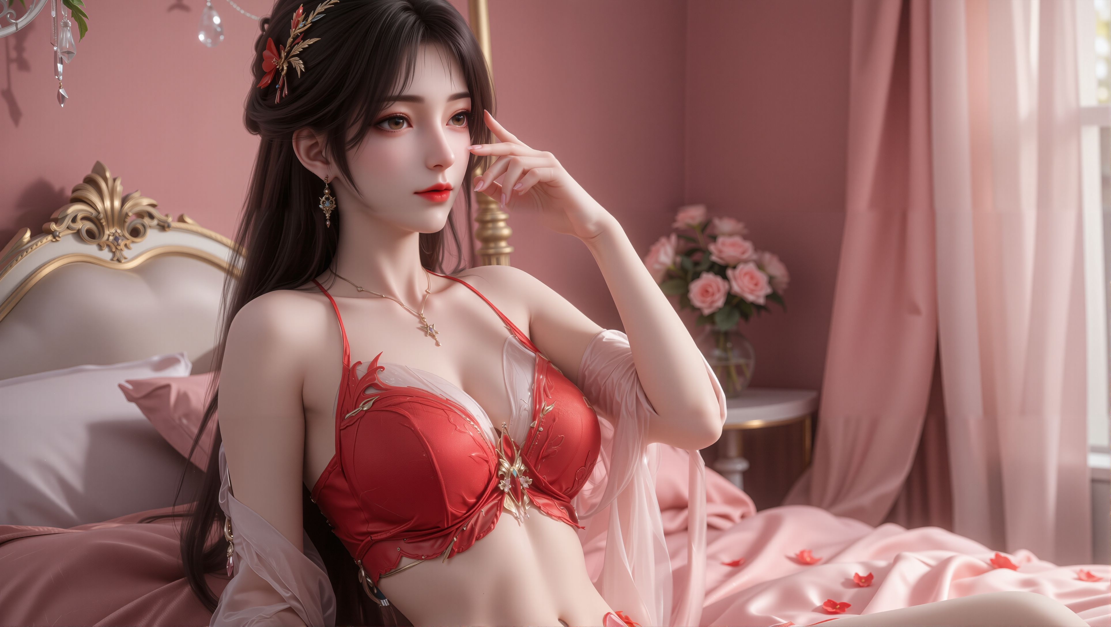 清漪实在太好看了#完美世界#动漫#电脑壁纸  第2张